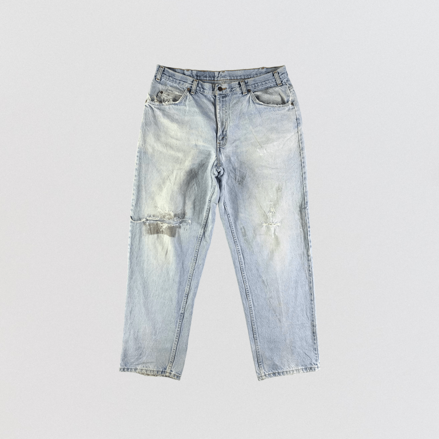 Levi's × Vintage Vintage 90s Light Wash Levis Jeans-JM3428 Size US 38 / EU 54 - 1 Thumbnail