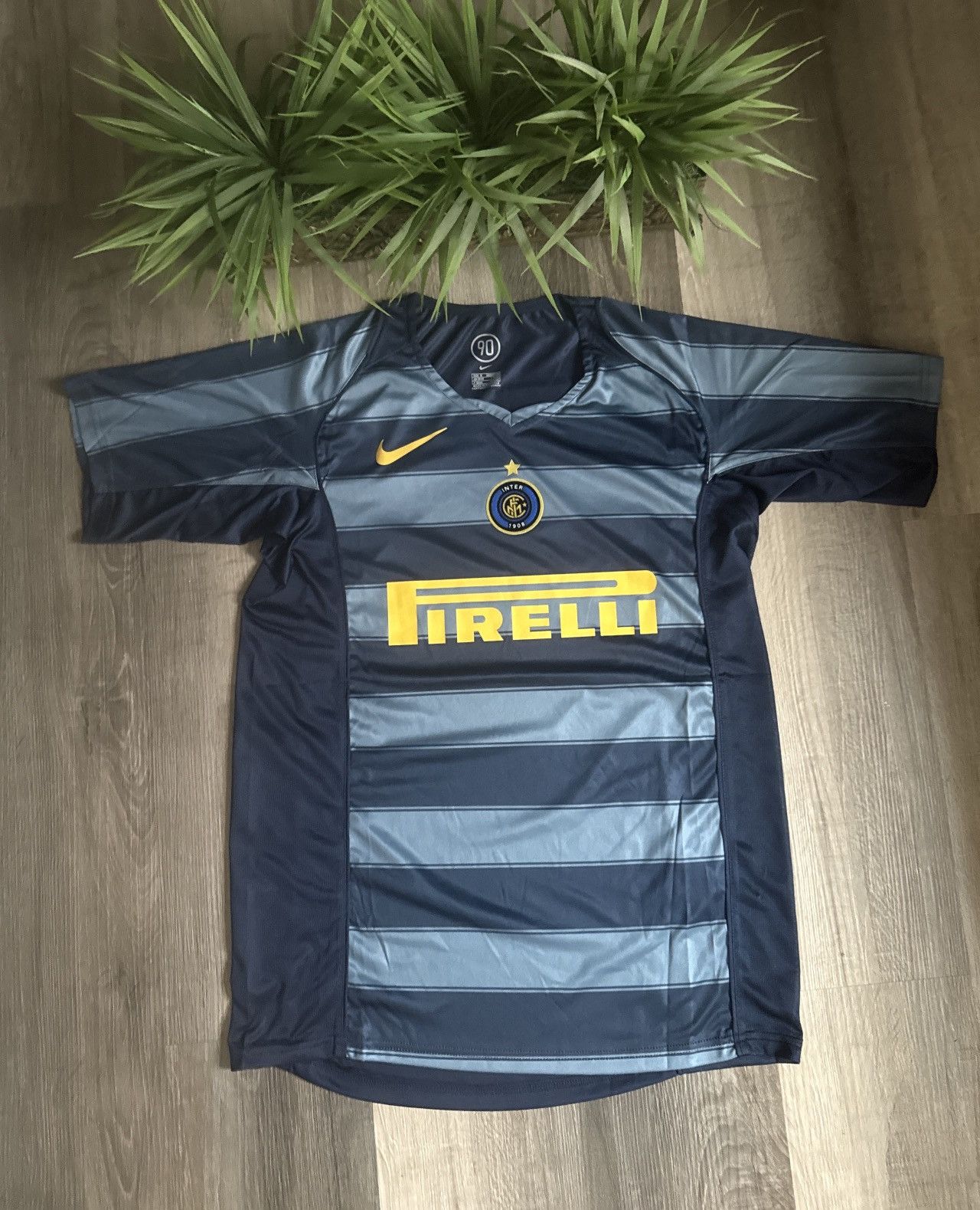 Nike Inter Milan 2004/05 Third Retro Soccer Jersey VTG Football Size US M / EU 48-50 / 2 - 2 Thumbnail