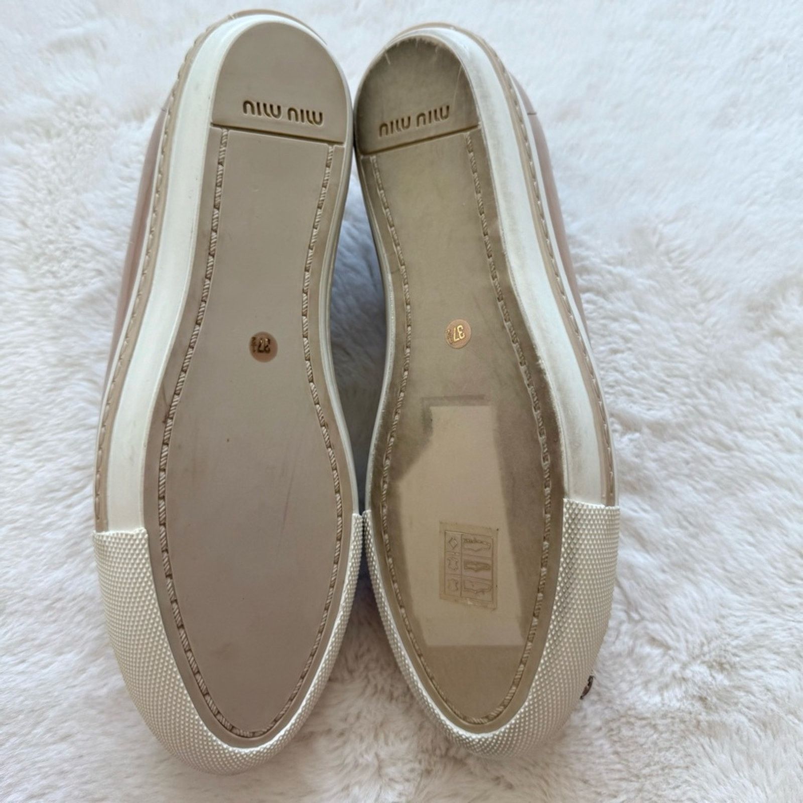 Miu Miu MIU MIU women patent leather sneakers with crystalssize 37.5 Size US 7.5 / IT 37.5 - 6 Thumbnail