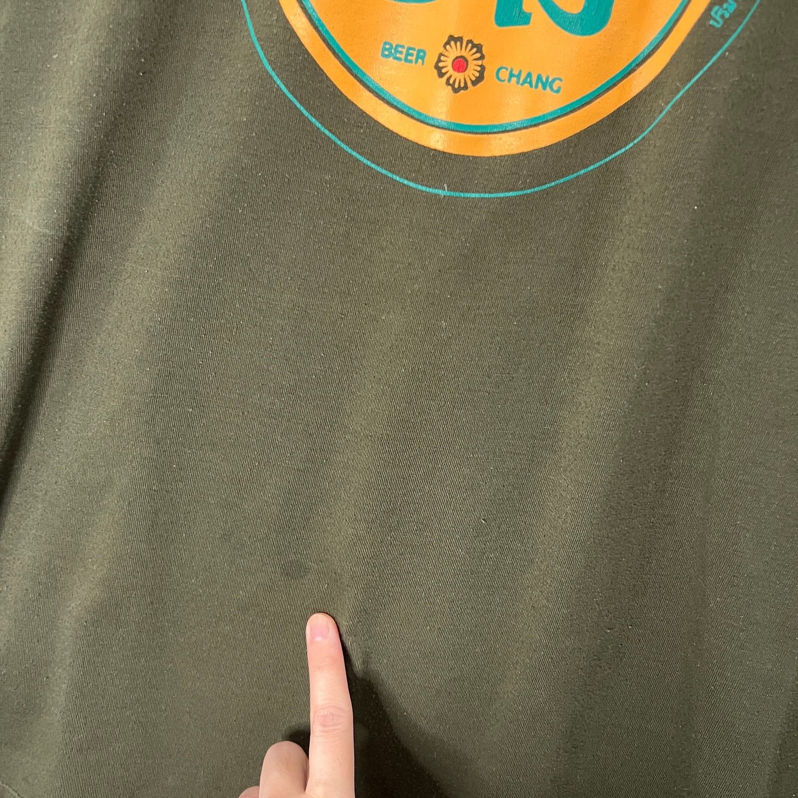 Other Chang Green Cotton Shirt Adult Size Extra Large Size US XL / EU 56 / 4 - 6 Thumbnail