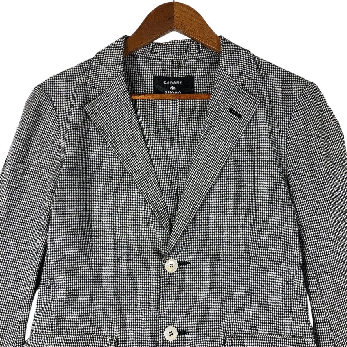 CABANE de ZUCCa CABANE de ZUCCA Checkerboard Blazer Jacket Size US S / EU 44-46 / 1 - 2 Thumbnail