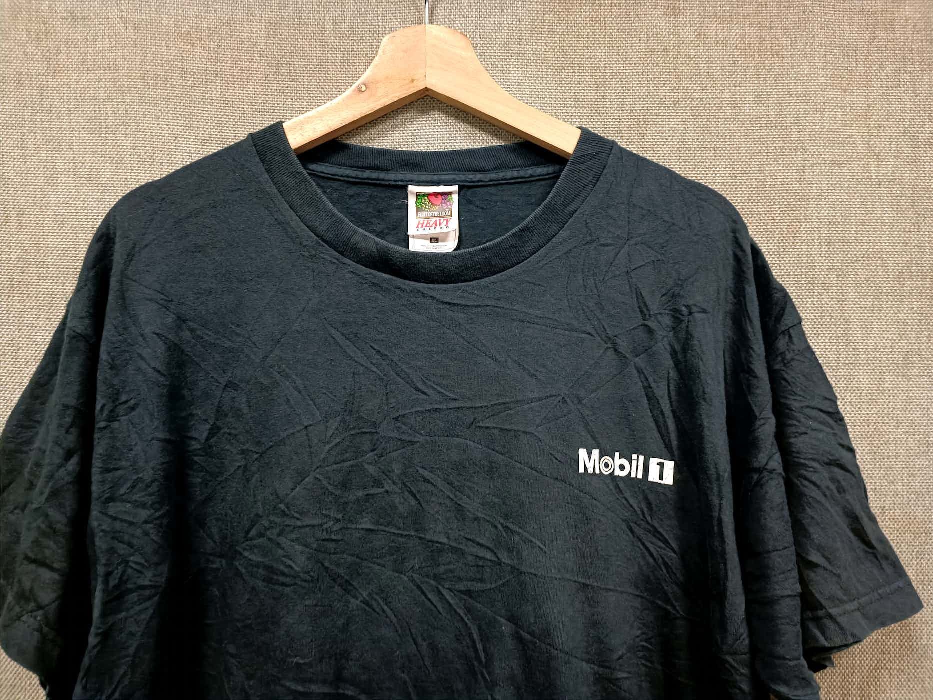 Mercedes-Benz vintage t shirt Mobile 1 West McLaren Mercedes Size US XL / EU 56 / 4 - 5 Thumbnail