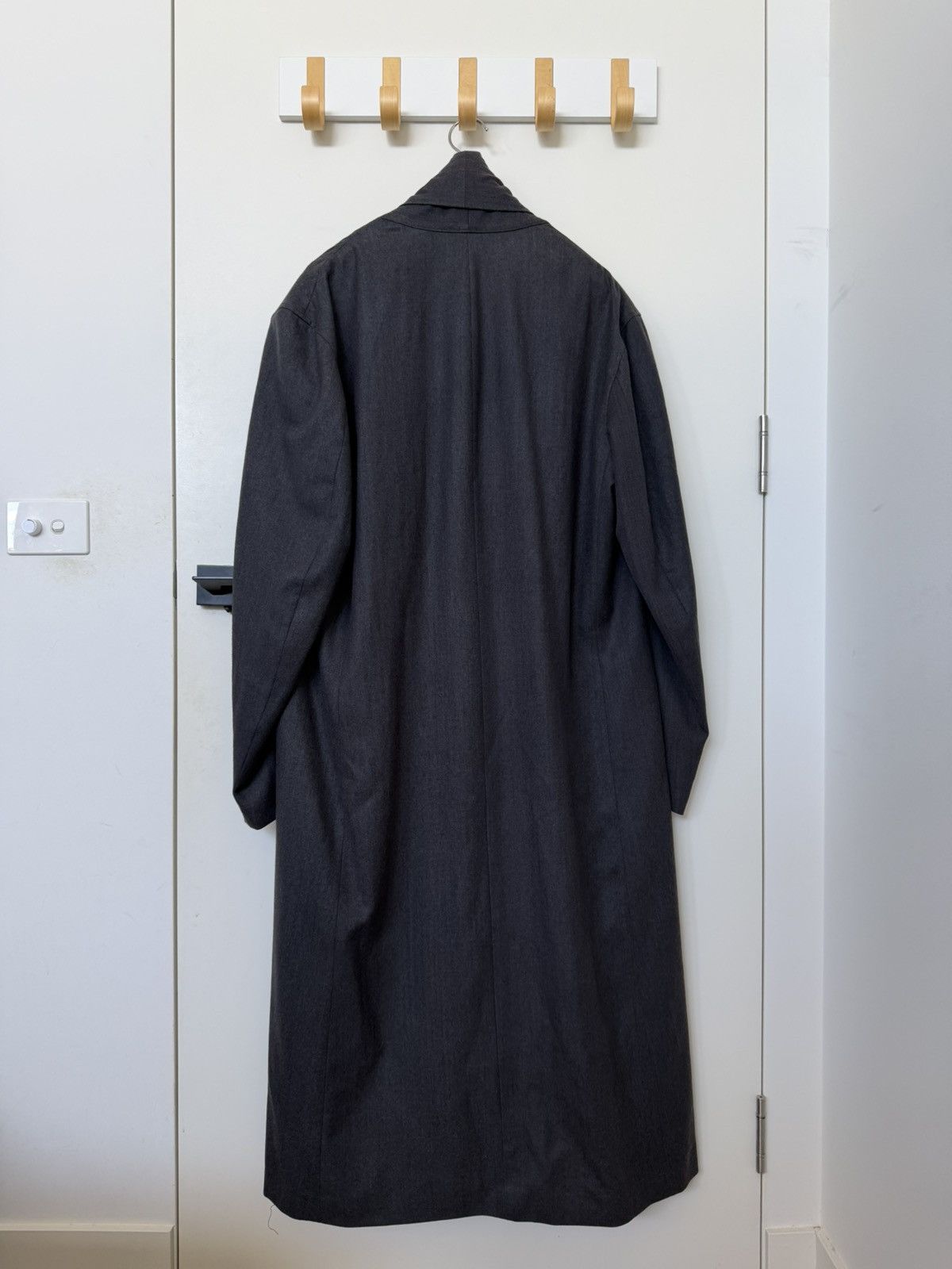 Yohji Yamamoto 24AW Kie5 Print Shawl Collar Coat Size US XL / EU 56 / 4 - 2 Thumbnail
