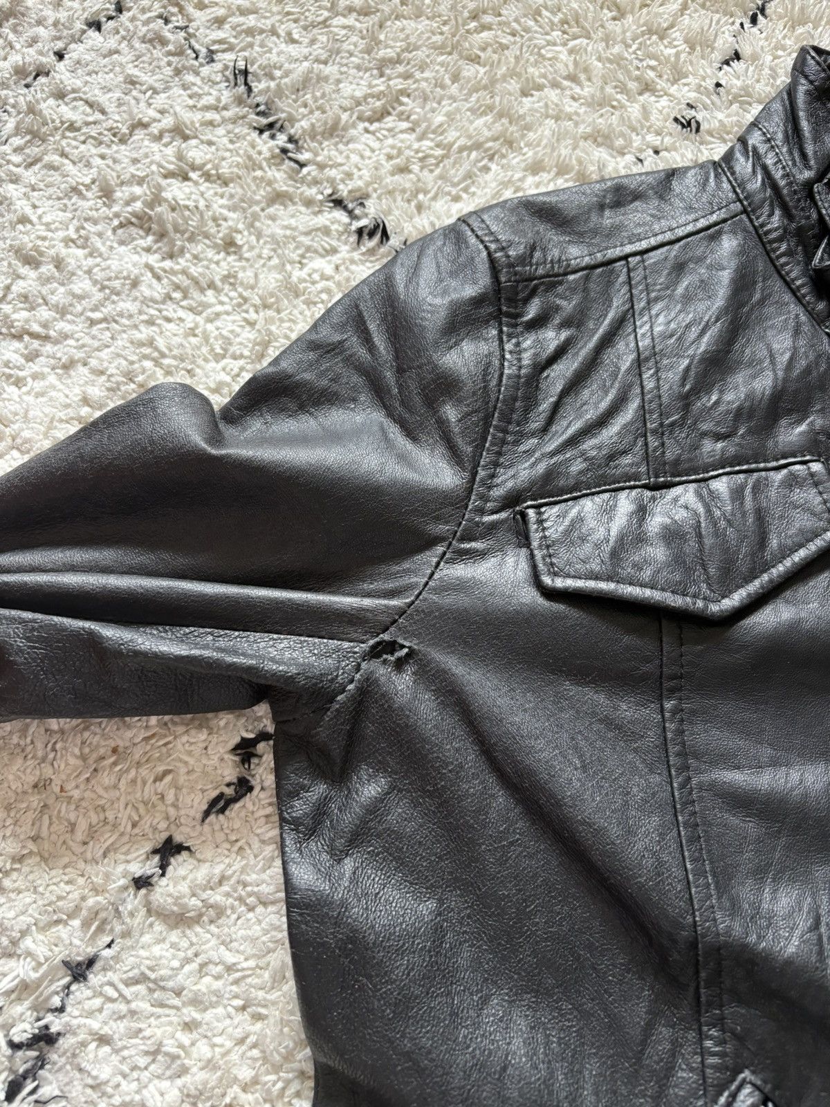 Tornado Mart Tornado mart leather zipper jacket Size US S / EU 44-46 / 1 - 14 Thumbnail