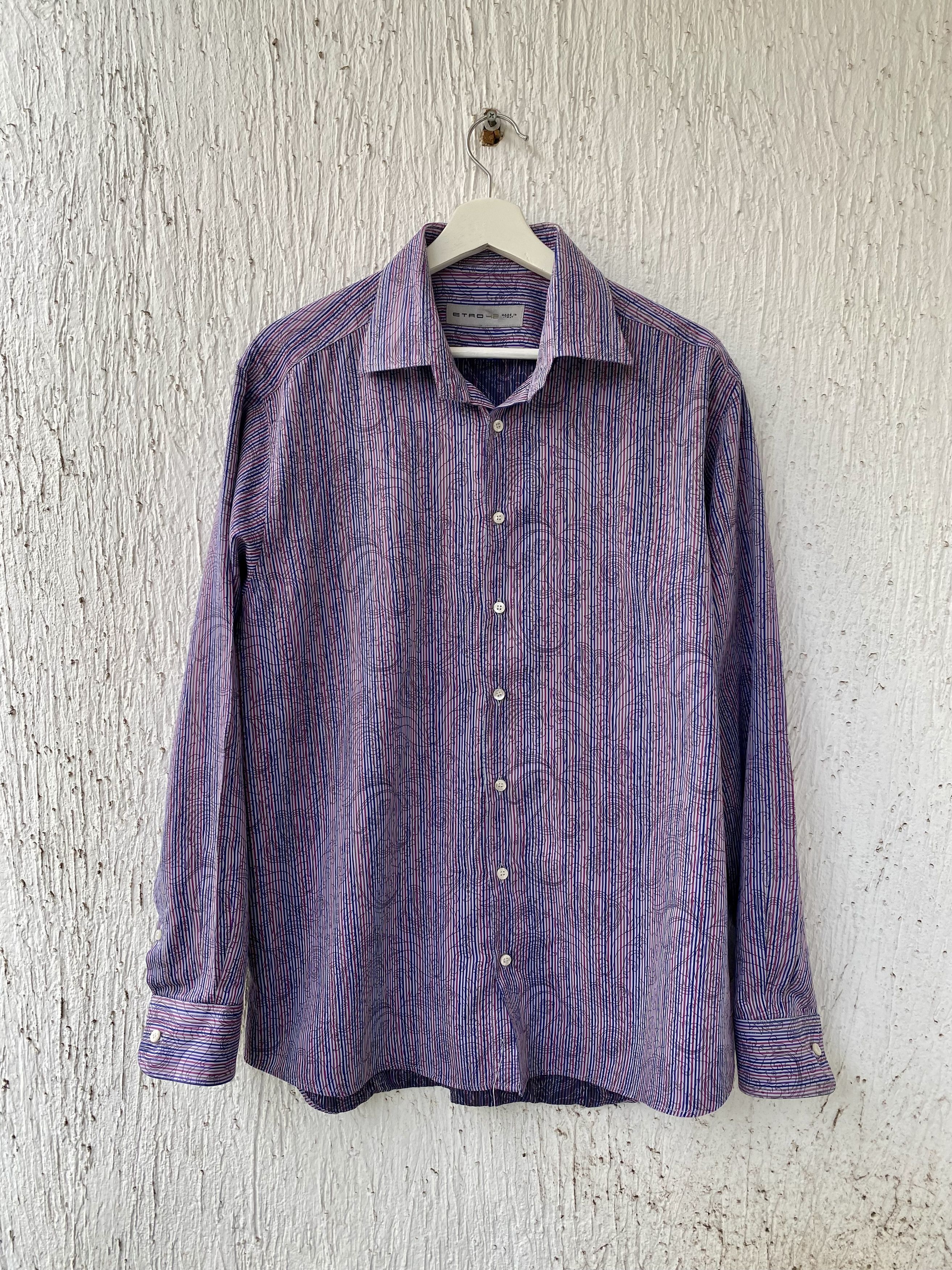Etro paisley print shirt Size US M / EU 48-50 / 2 - 1 Thumbnail