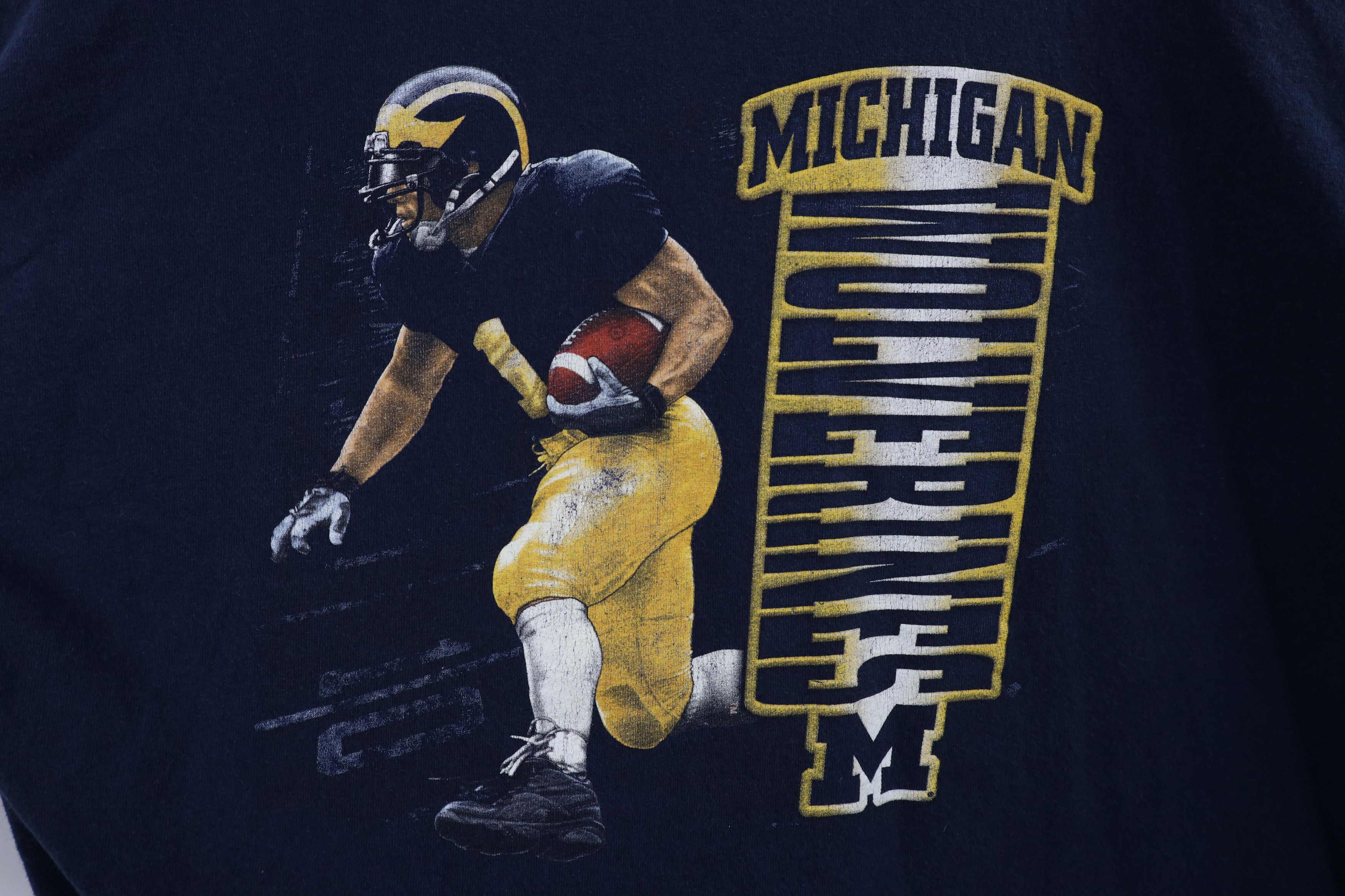 Vintage Vintage Y2K Mens University of Michigan Long Sleeve T-Shirt Size US XXL / EU 58 / 5 - 4 Thumbnail
