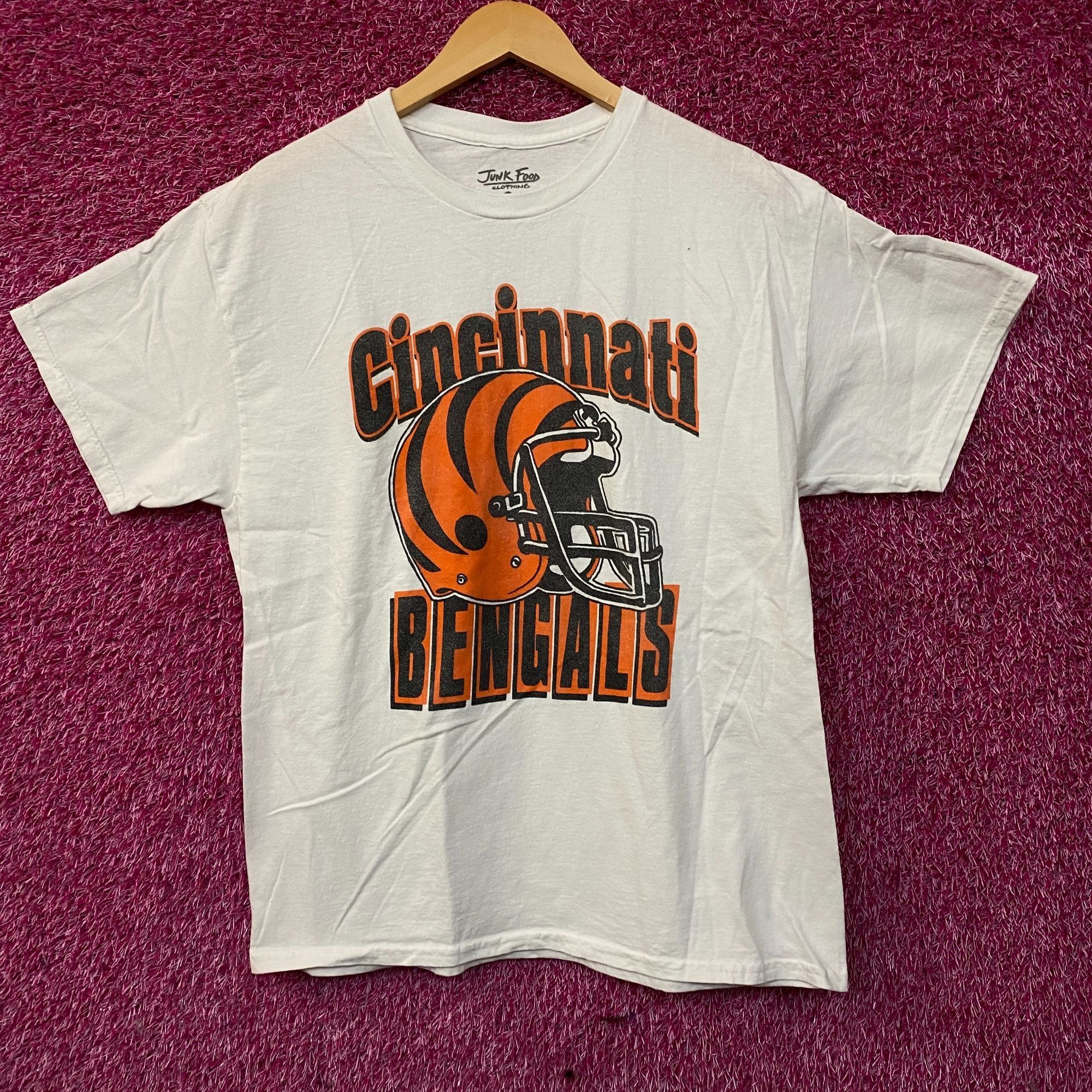 Junk Food Junk Food Clothing NFL Cincinnati Bengals Helmet Logo T-Shir Size US M / EU 48-50 / 2 - 1 Thumbnail