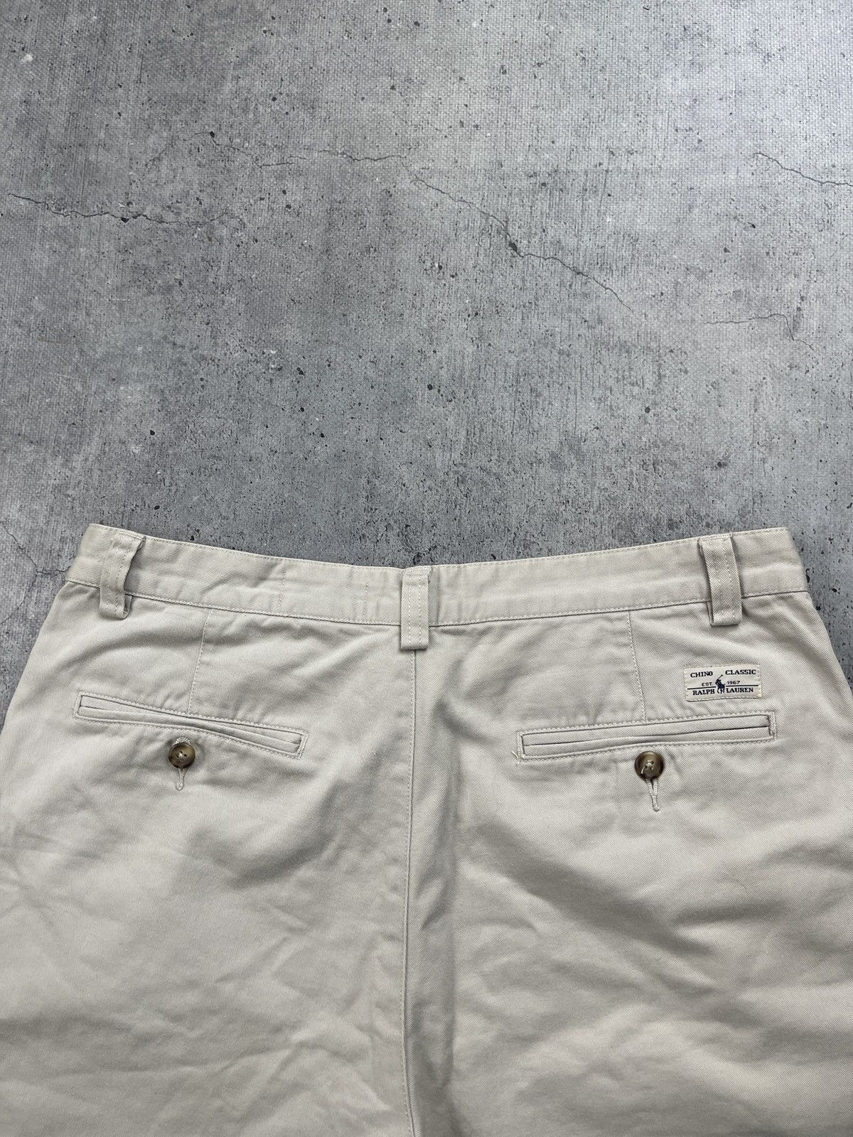 Polo Ralph Lauren × Vintage Vintage 90s Polo Ralph Lauren Chino Shorts/ Made In USA/ 34W Size US 34 / EU 50 - 4 Thumbnail