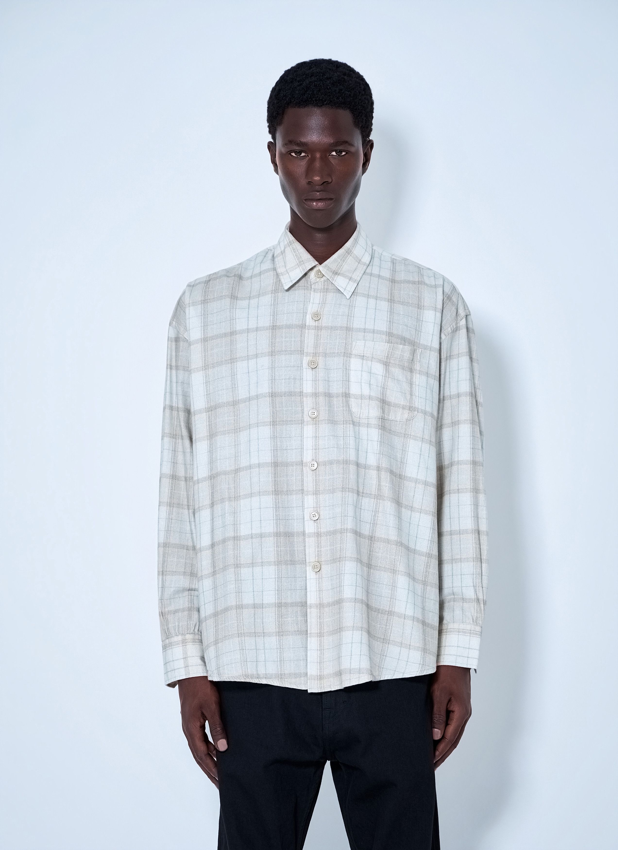 Our Legacy OUR LEGACY BORROWED SHIRT, Raspberry Parachute Poplin