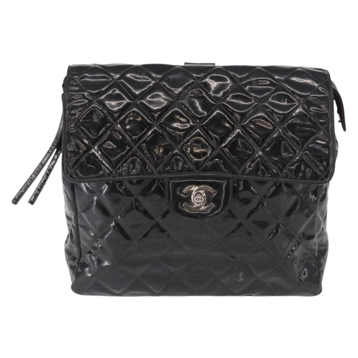 Chanel Chanel Vintage Square Flap Backpack Enamel Size ONE SIZE - 1 Thumbnail