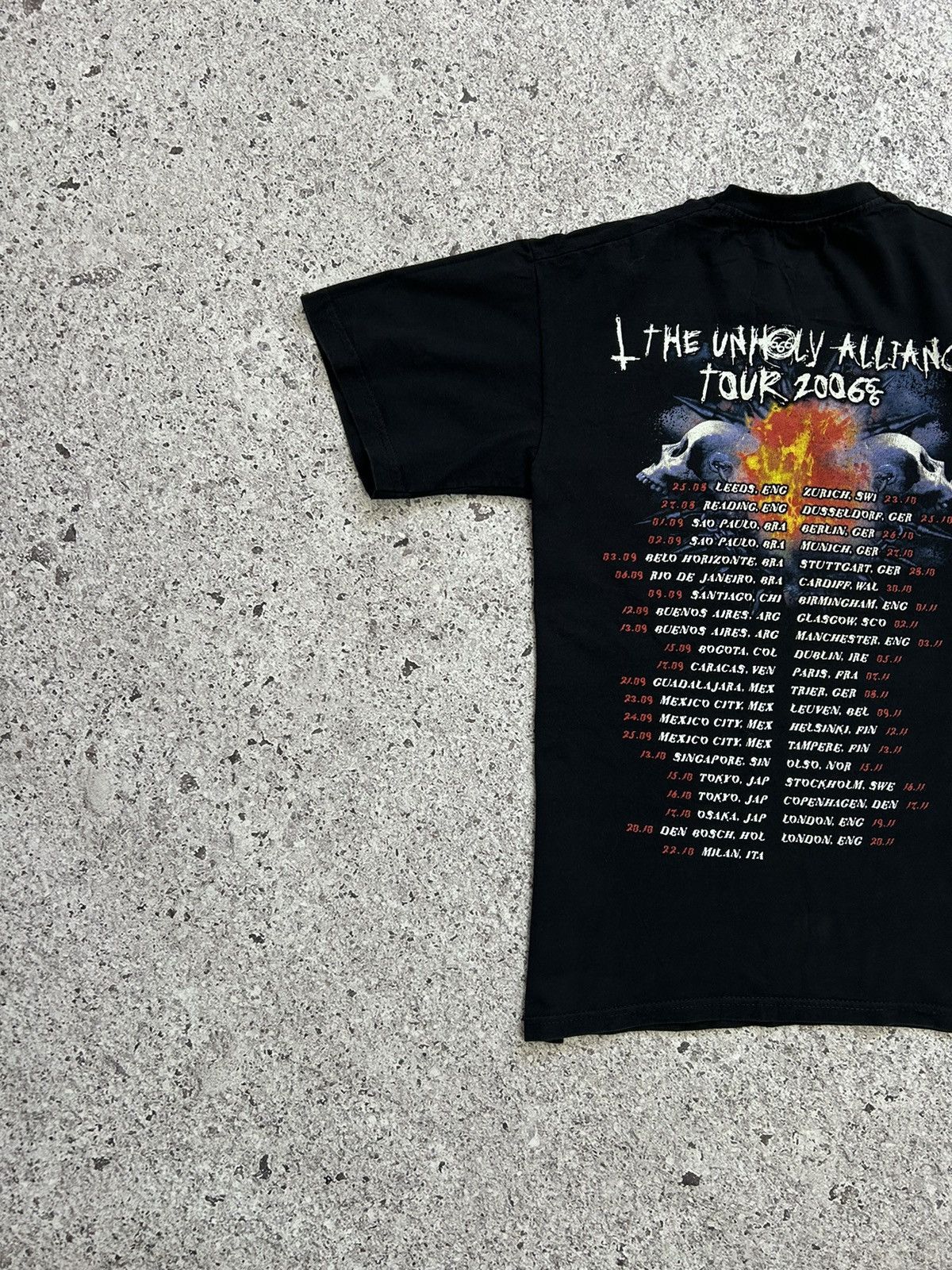 Band Tees Vintage Slayer The Unholy Alliance Tour 2006 T-Shirt Y2K Size US S / EU 44-46 / 1 - 7 Thumbnail