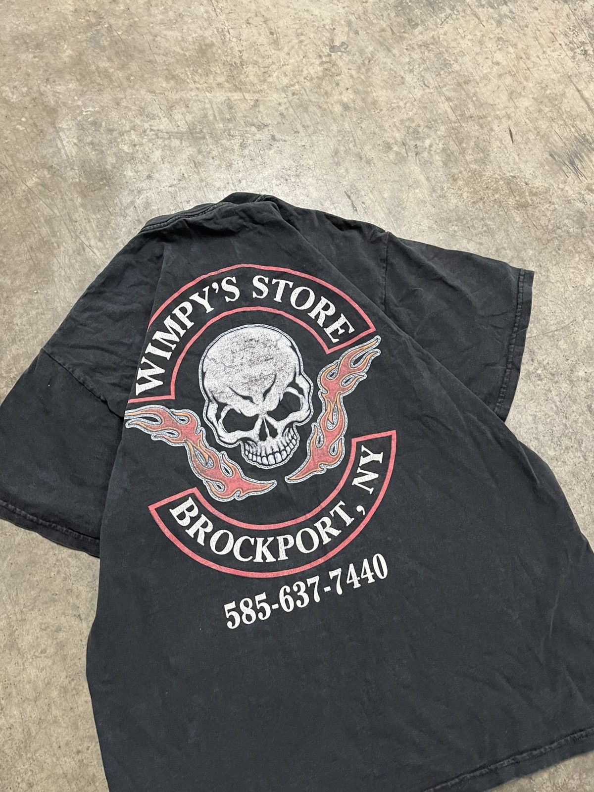 Harley Davidson × Vintage Y2k grunge Harley Davidson style skull tee shirt hype rare Size US L / EU 52-54 / 3 - 4 Thumbnail
