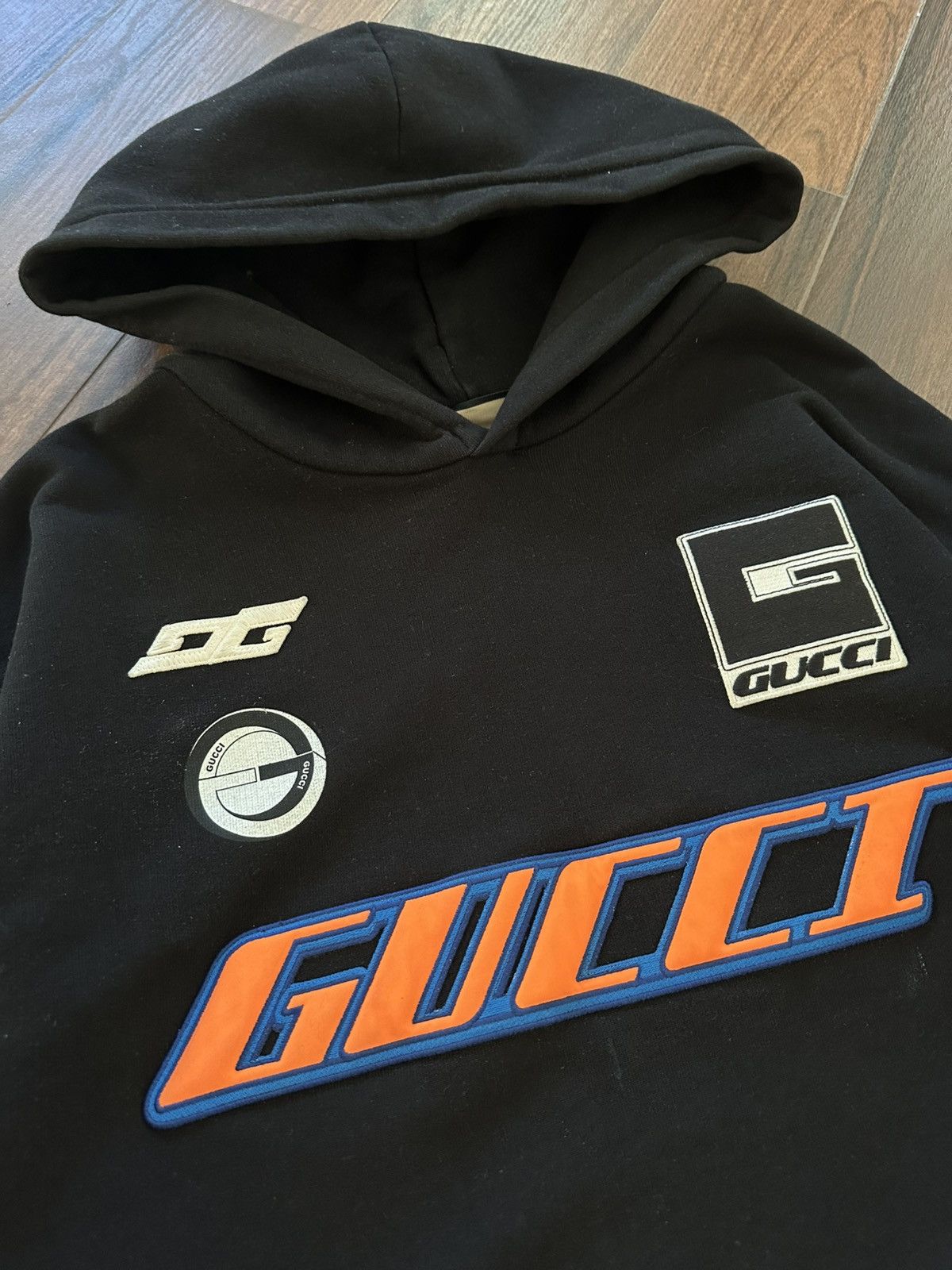 Gucci Gucci Cotton Jersey Hoodie Stripe M Size US M / EU 48-50 / 2 - 2 Thumbnail