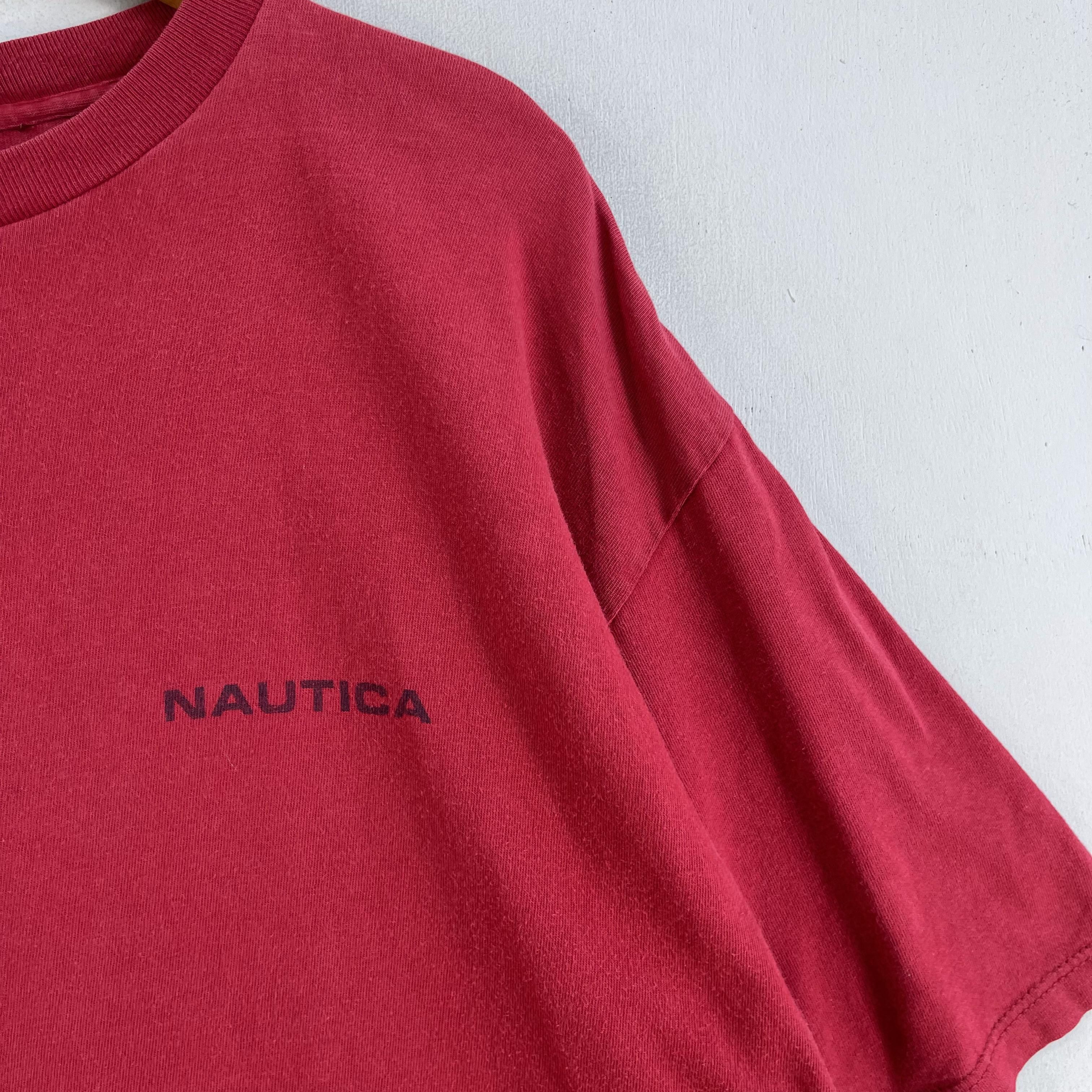 Nautica × Vintage Vintage 90s NAUTICA Sailing Gear Big Logo Printed Tshirt Size US L / EU 52-54 / 3 - 5 Thumbnail