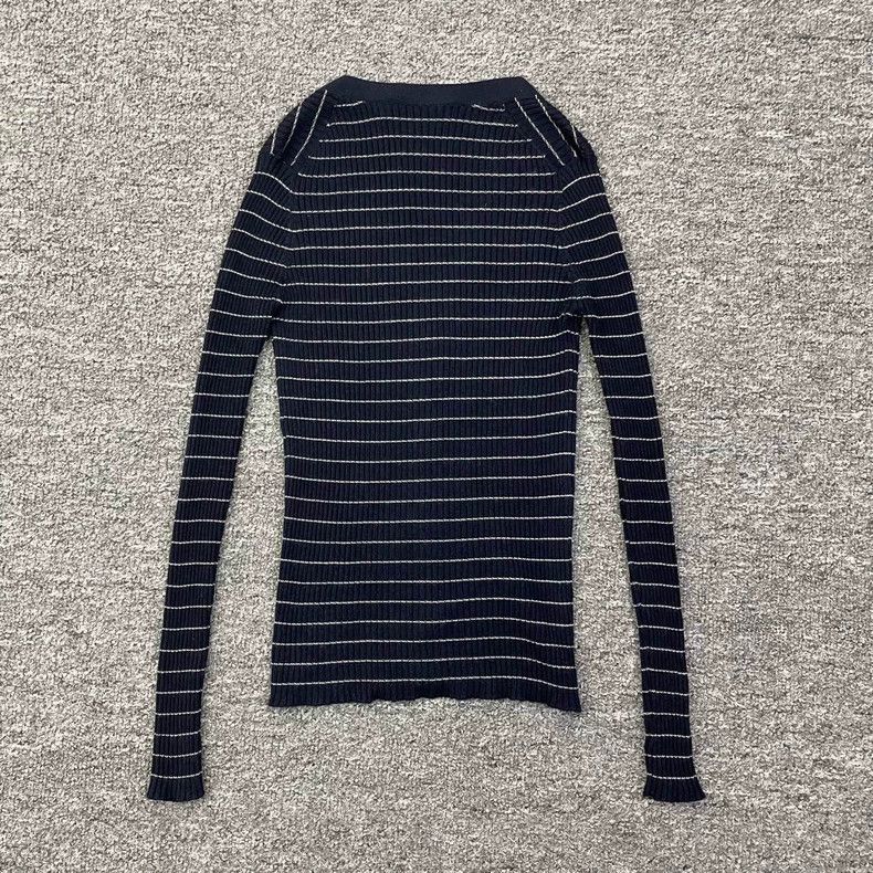 Dior Dior Thin striped bee embroidered knitted cardigan jacket 2 Size XS / US 0-2 / IT 36-38 - 5 Thumbnail