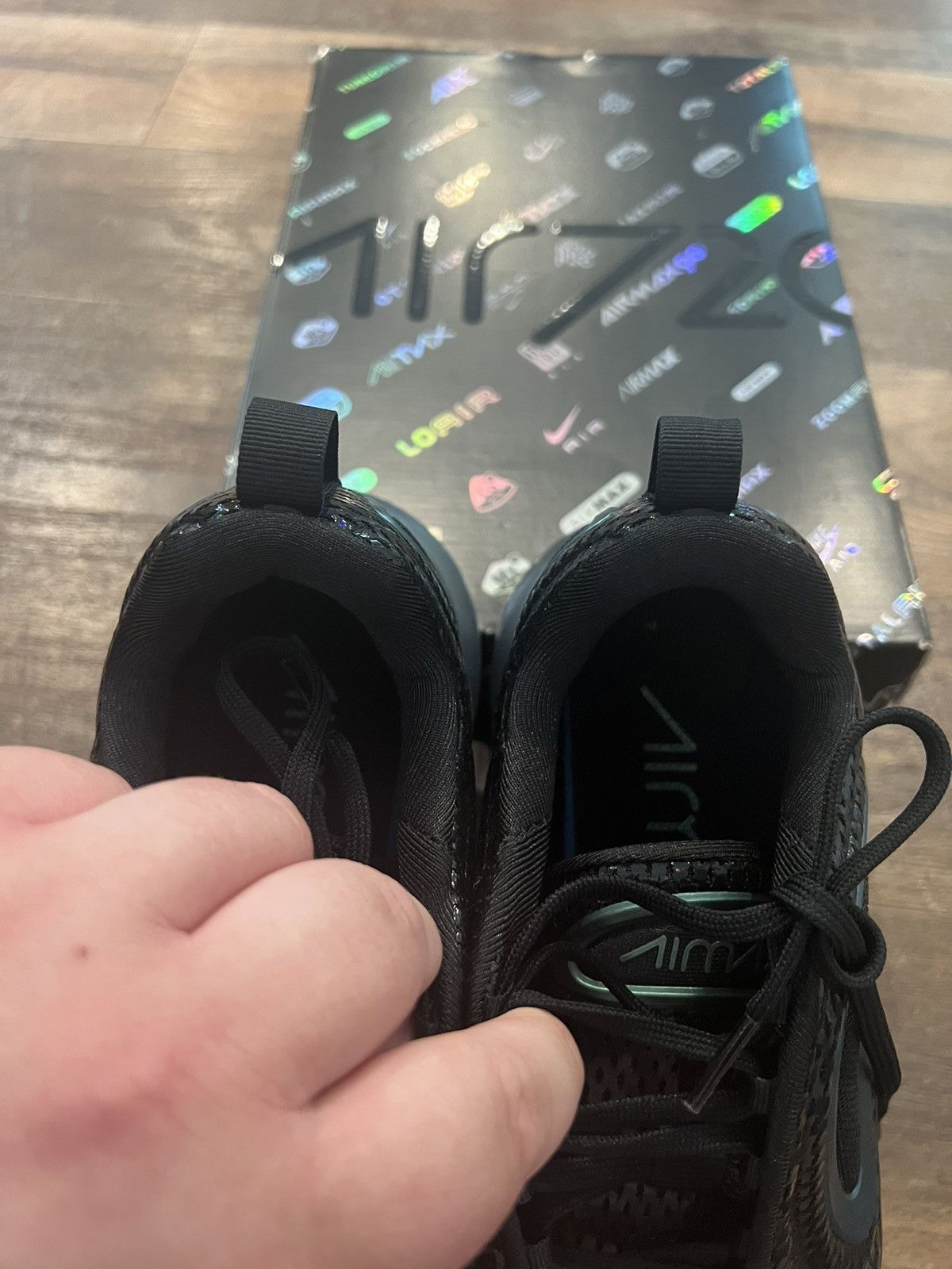 Nike Nike Air Max 720 Black Iridescent Green Size 8 Size US 8 / EU 41 - 6 Thumbnail