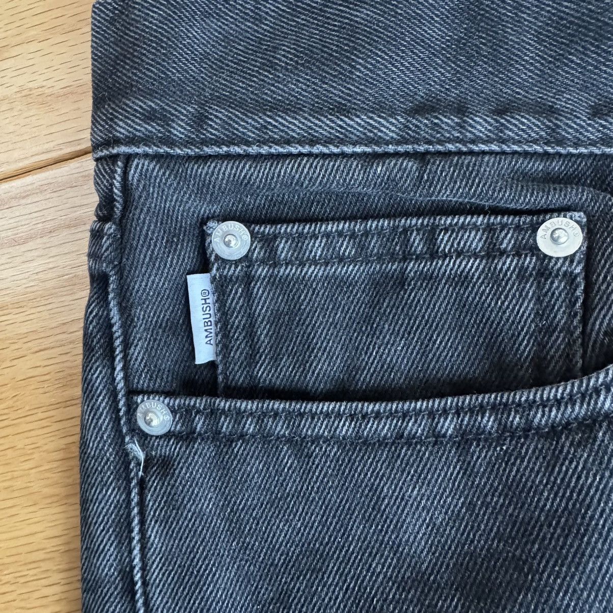 Ambush Design AMBUSH Black Denim Jeans Size US 32 / EU 48 - 4 Thumbnail