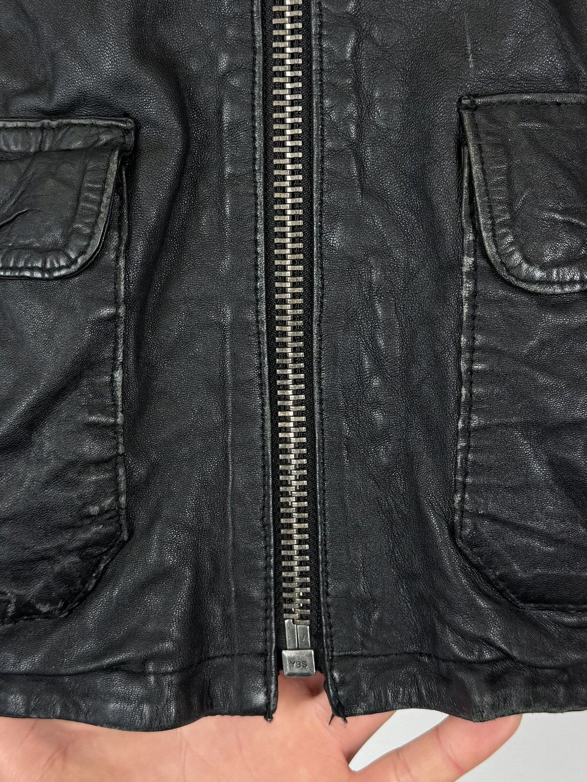 Superdry Superdry Biker Leather Jacket Full Zip Moto Japanese Style Size US M / EU 48-50 / 2 - 5 Thumbnail