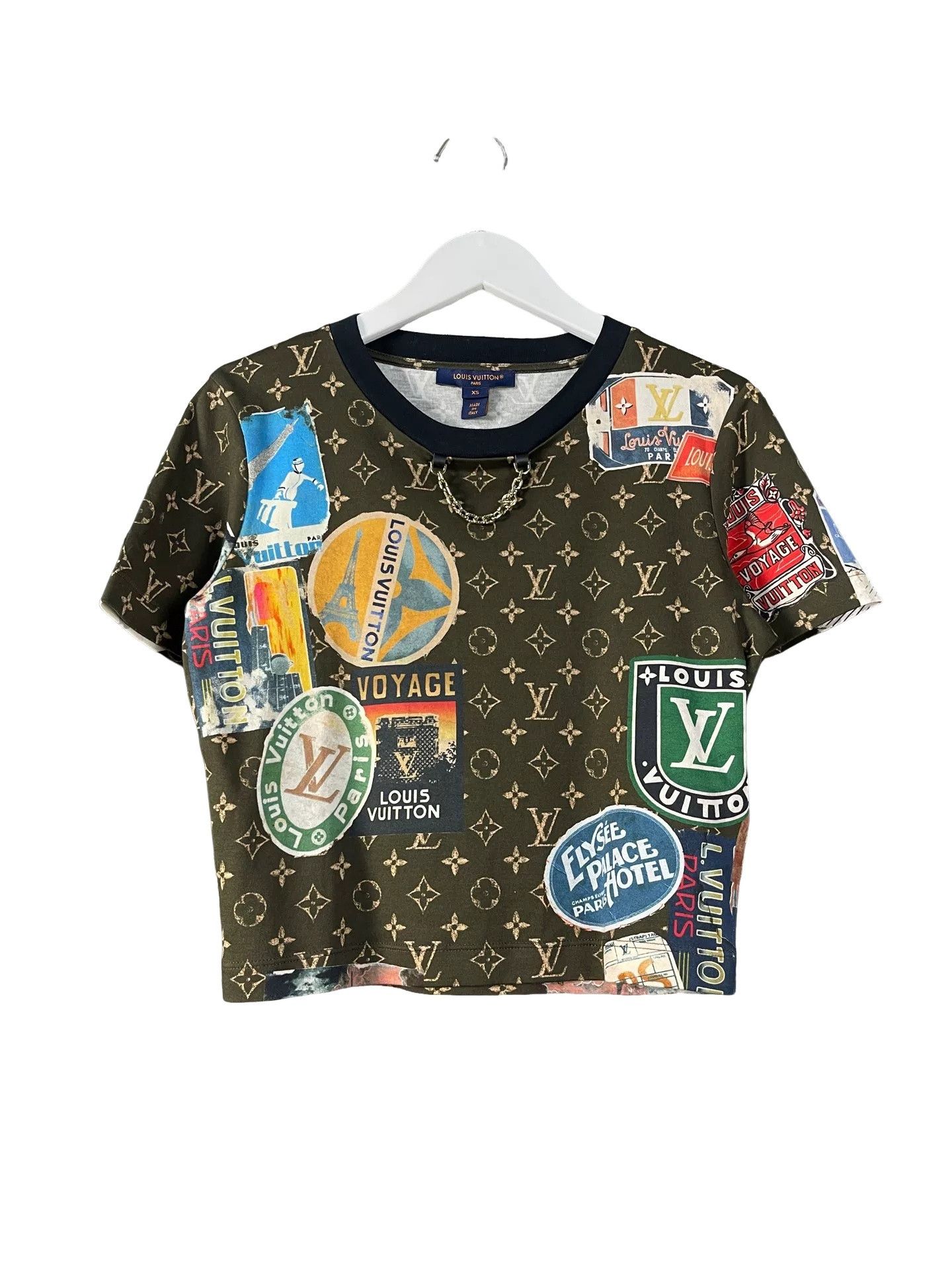 Louis Vuitton Louis Vuitton Monogram Chain T-Shirt XS Size XS / US 0-2 / IT 36-38 - 1 Thumbnail