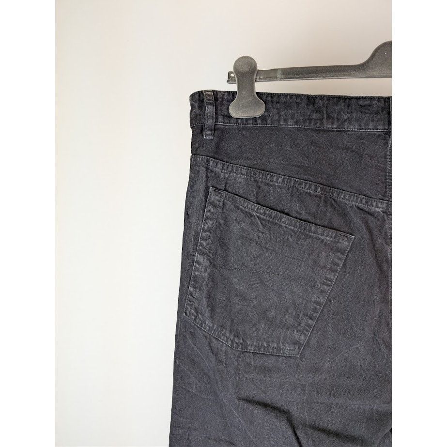 Balenciaga o1rshd1 Hybrid Baggy Denim Pants in Black Size US 30 / EU 46 - 13 Thumbnail