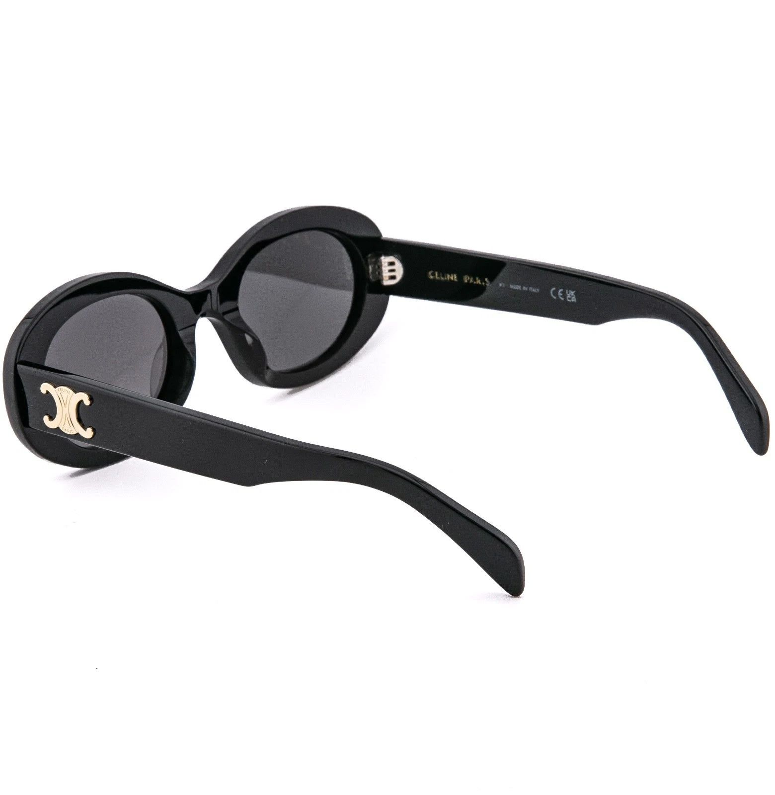 Celine CELINE CL40194U 40194 TRIOMPHE Paris Black Sunglasses 01A Size ONE SIZE - 8 Thumbnail