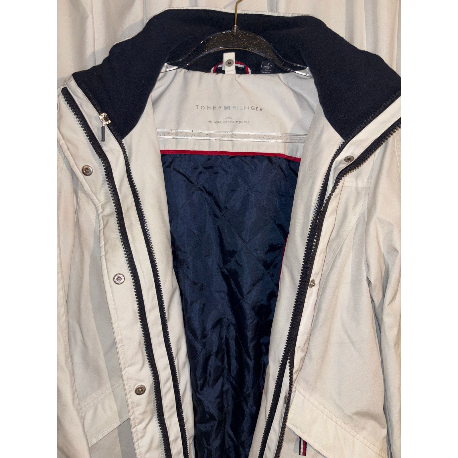 Tommy Hilfiger Tommy Hilfiger 3-in-1 All Weather Jacket Size Small Size S / US 4 / IT 40 - 3 Thumbnail