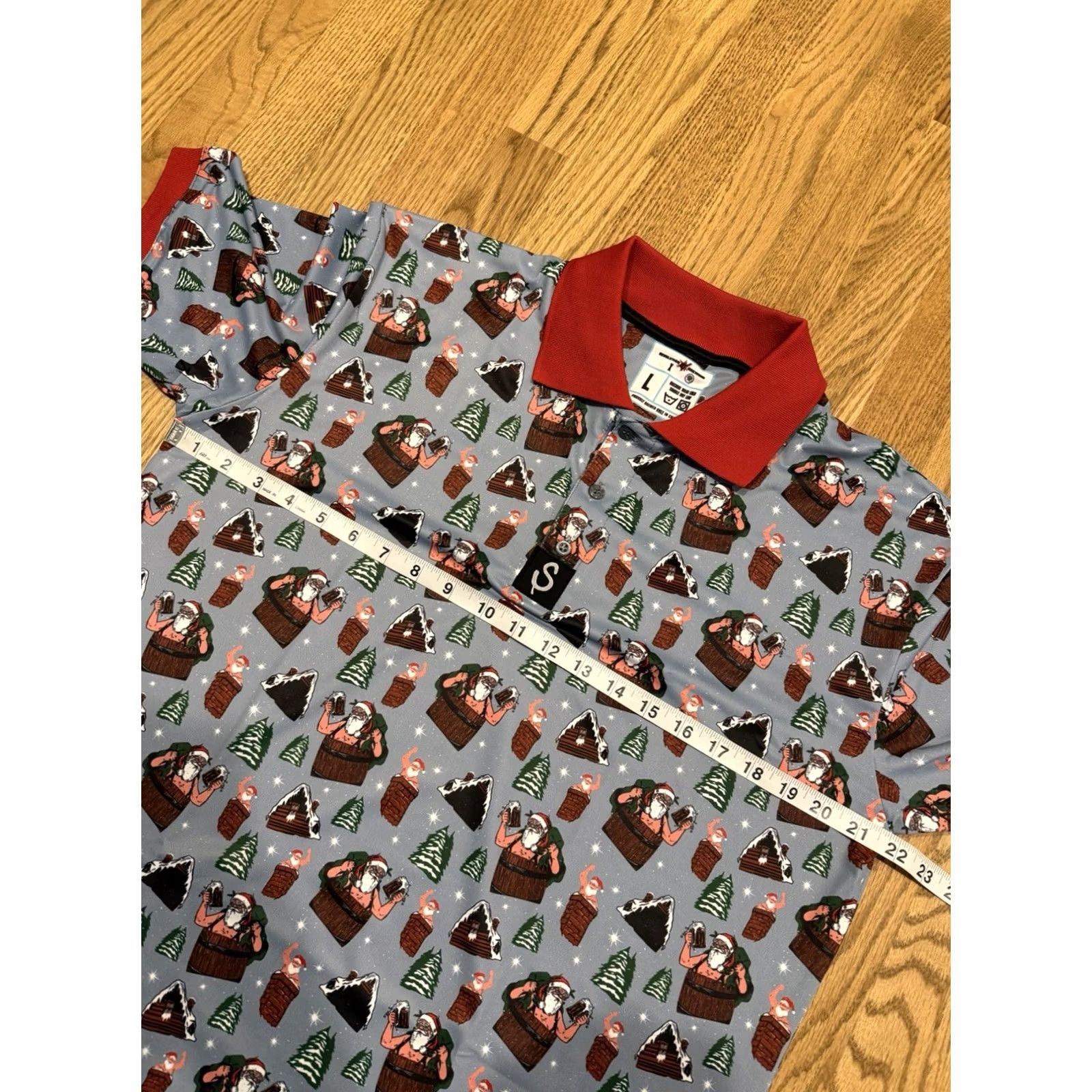 Vintage VINTAGE Revolution Brewing x Snowman Polo Shirt Men’s L Performance Golf Anti-Hero Size US L / EU 52-54 / 3 - 4 Thumbnail