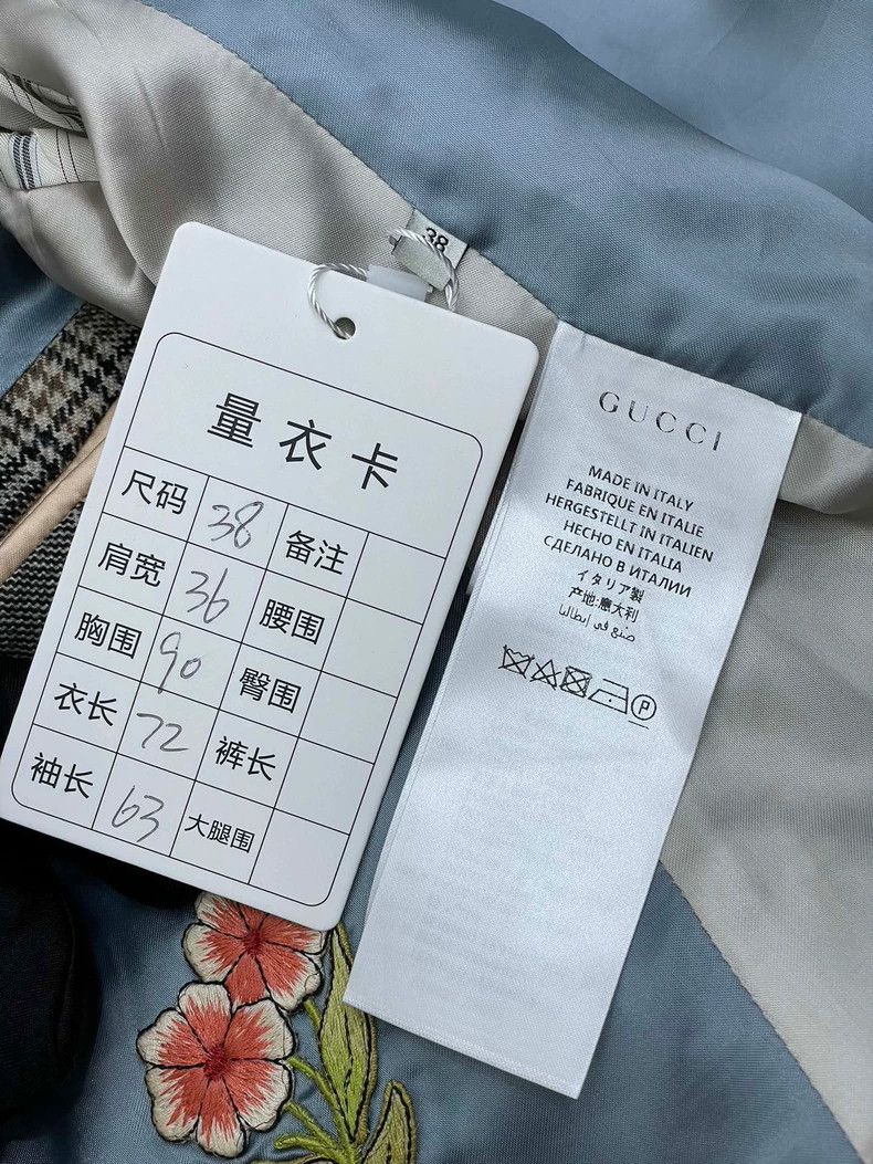 Gucci Gucci Size 38 Plaid suit jacket size 38 2501-Nextarrow Size US XS / EU 42 / 0 - 7 Thumbnail