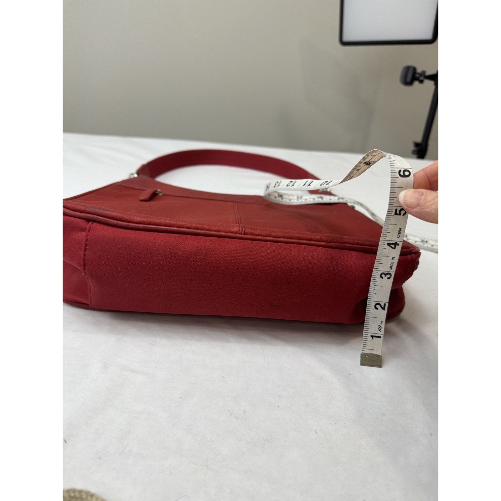 Other Gun Toten'n Mamas Red Cowhide Leather Shoulder Bag Size ONE SIZE - 8 Thumbnail