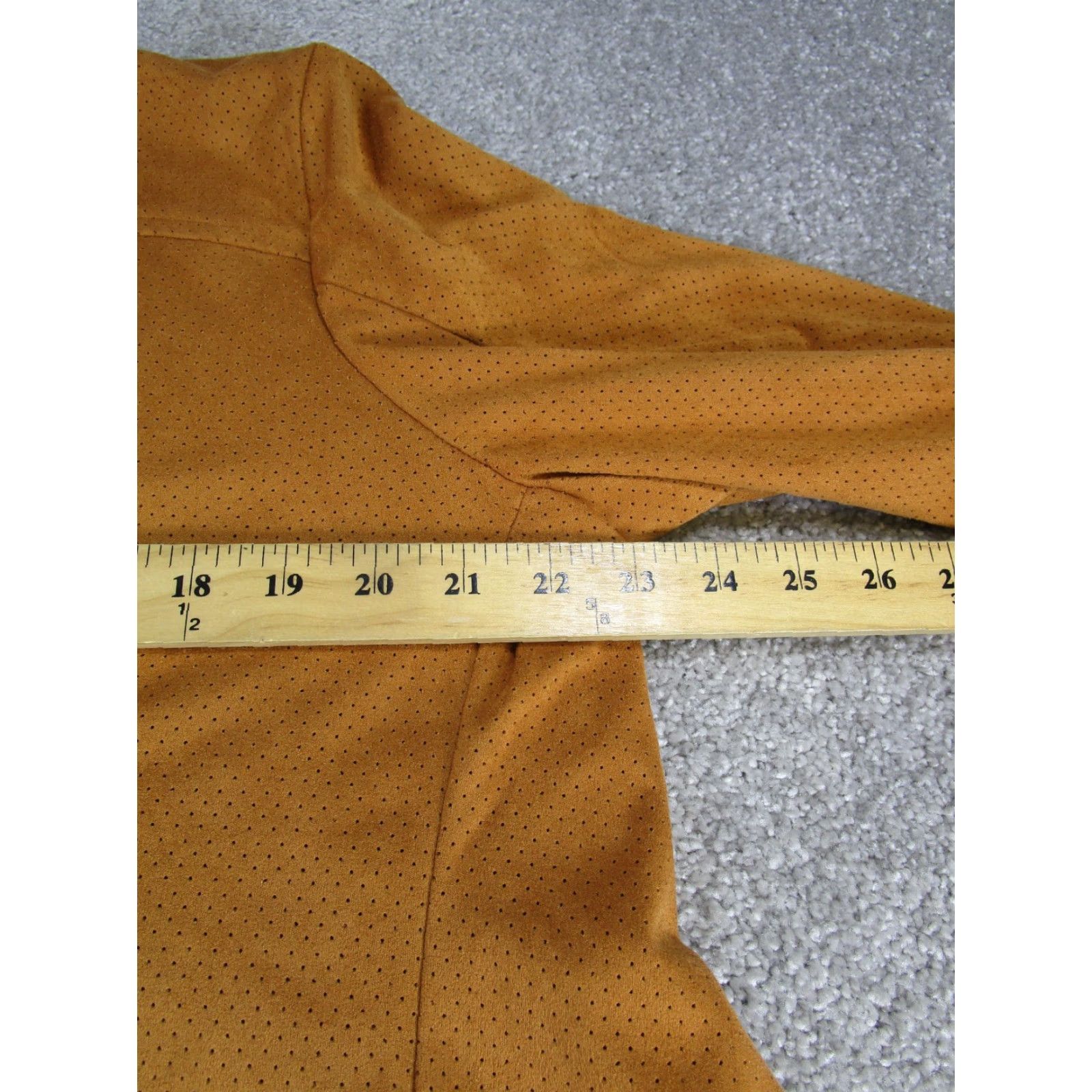Vintage Liverpool Jacket Womens Large Brown Faux Suede Brand Liverpool Large L Brown Faux Suede Jacket Women Style Basic Jacket Size L / US 10 / IT 46 - 7 Thumbnail