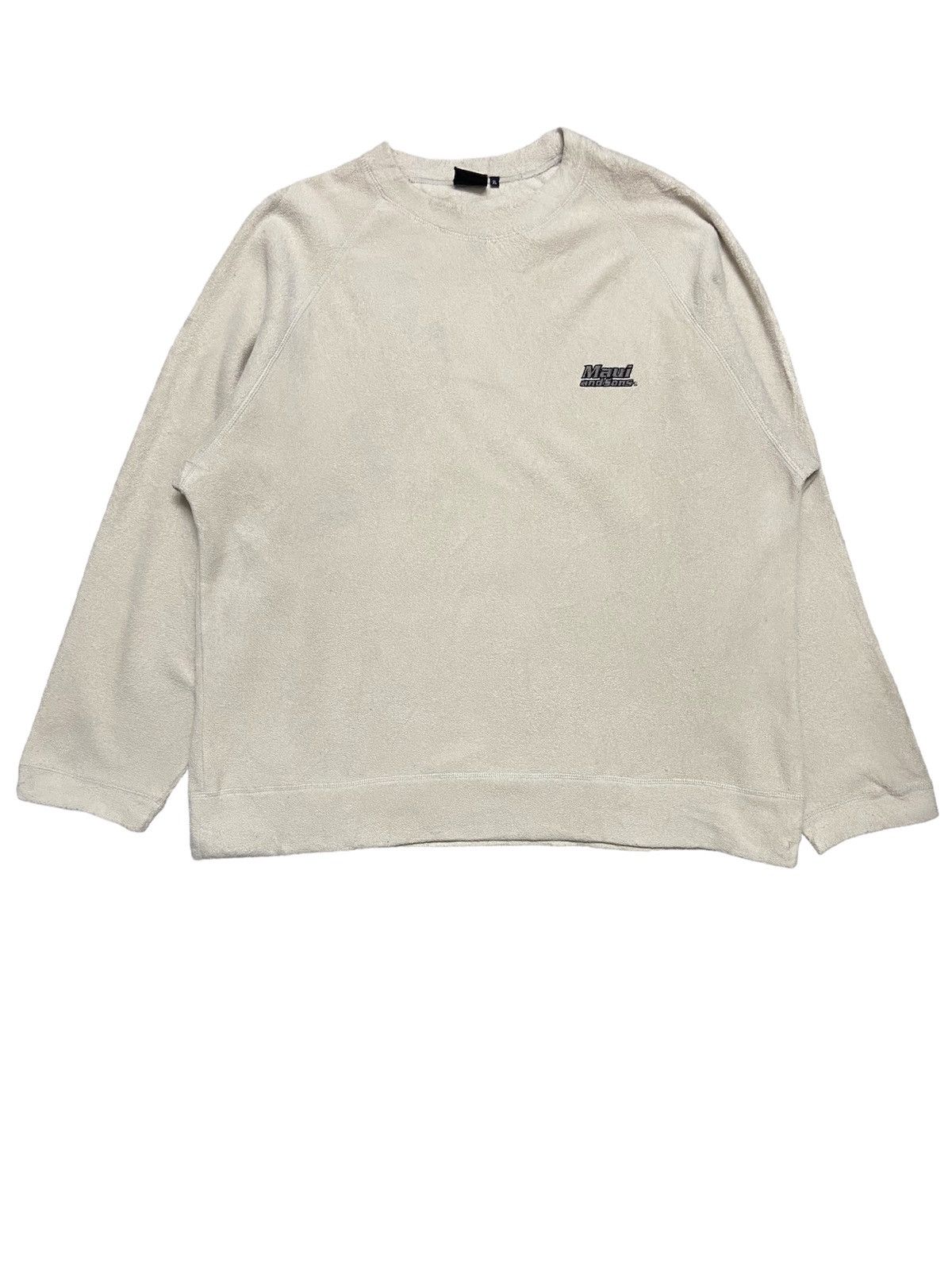 Maui and Sons × Vintage Vintage 90s Maui And Sons Fleece Crewneck Sweatshirt Size US XXL / EU 58 / 5 - 1 Thumbnail