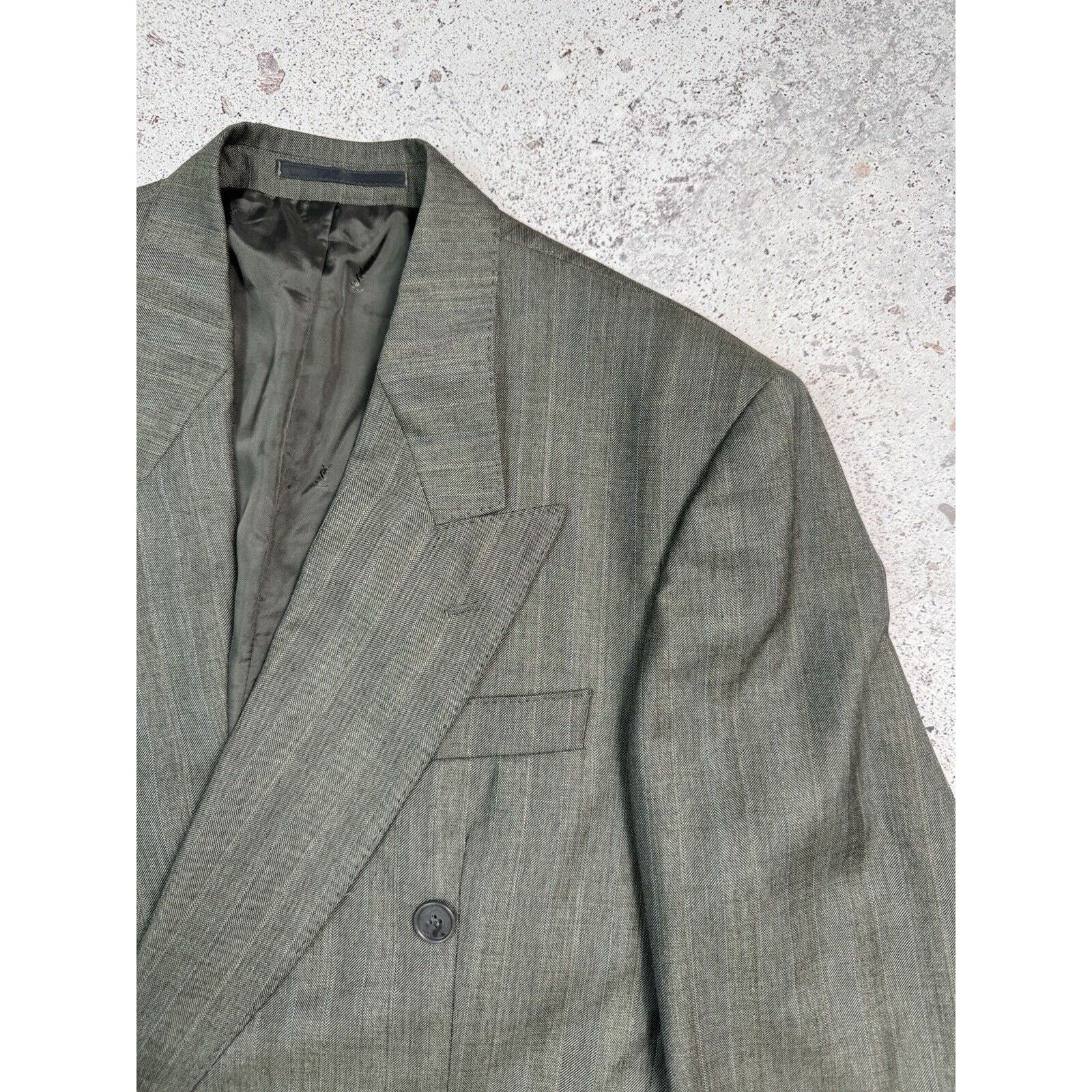 Yves Saint Laurent YSL Yves Saint Laurent Double-Breasted Suit Blazer Size 48L Size 48L - 5 Thumbnail