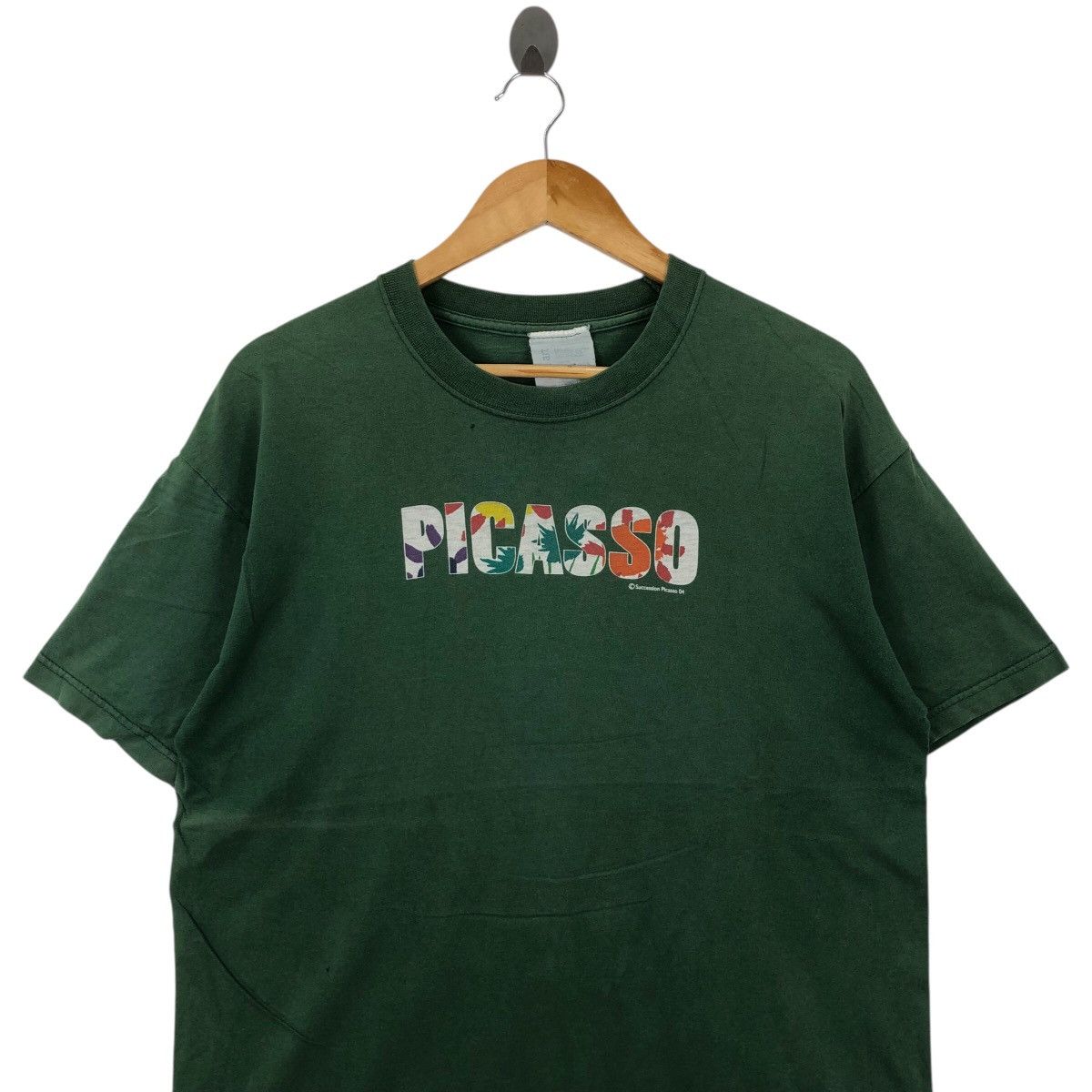 Vintage Vintage 04 PICASSO T Shirt Flowers Art Size US M / EU 48-50 / 2 - 2 Thumbnail