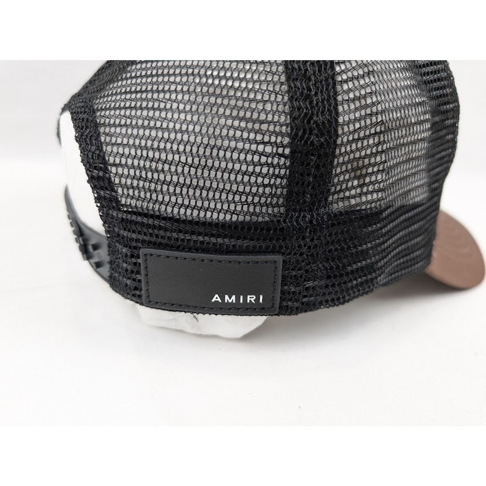 Amiri o1rshd1 Size: OS / Stencil Trucker Hat / Cap in Shitake Size ONE SIZE - 13 Thumbnail