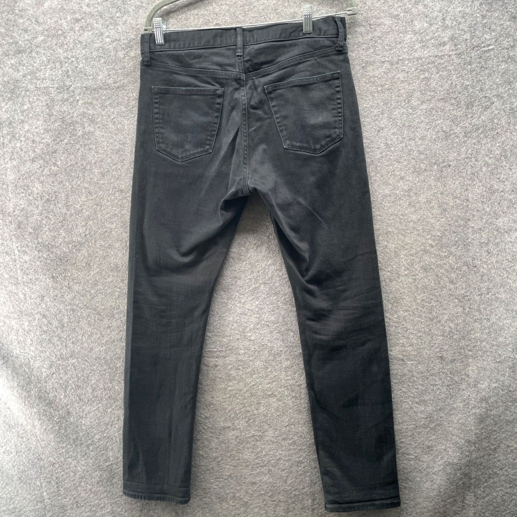Uniqlo Uniqlo Jeans Slim Stretch Selvedge Mens 32x32 Black Slim Fit Denim 5-Pocket Straight Vintage No Size US 32 / EU 48 - 3 Thumbnail