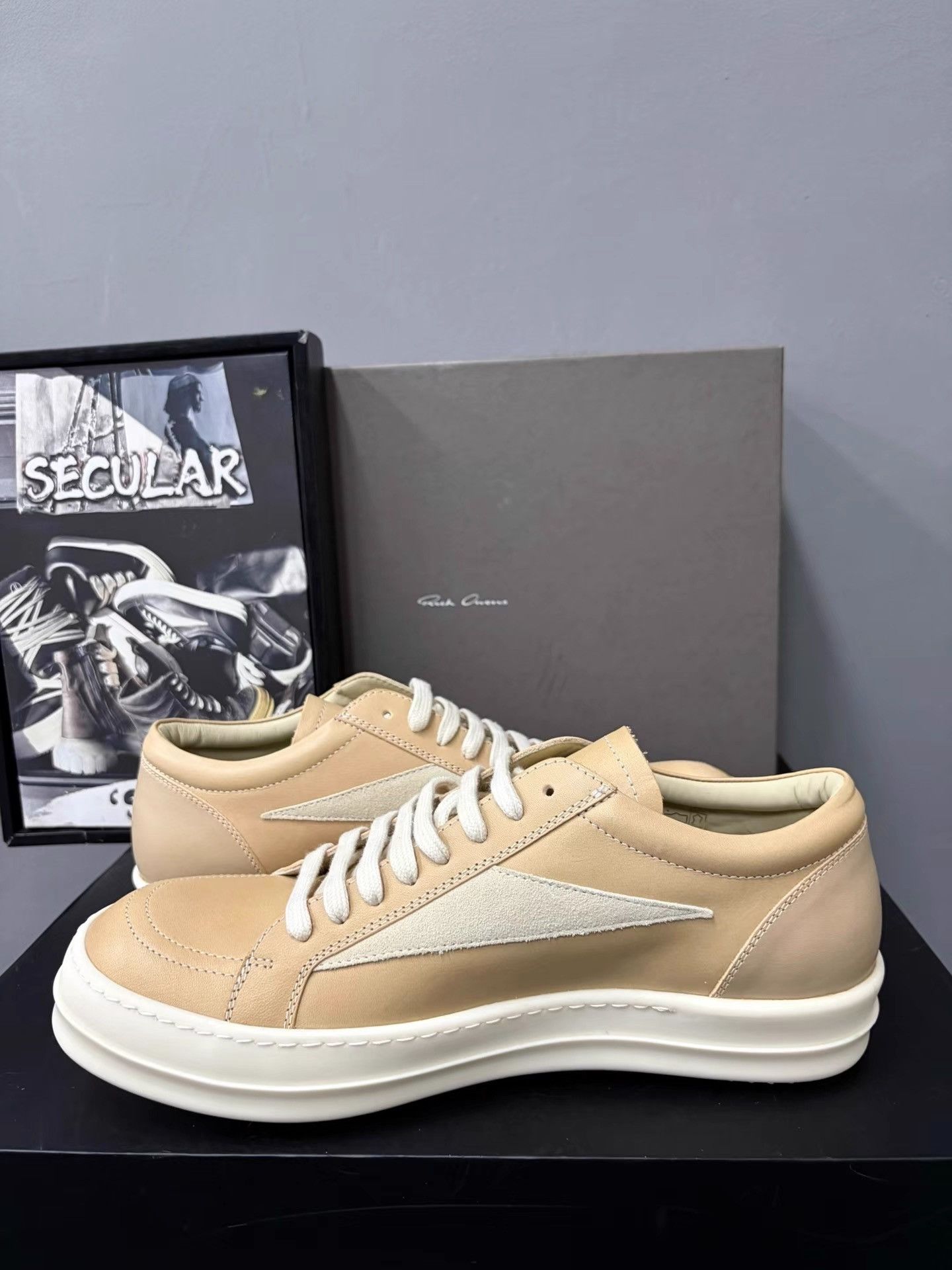 Rick Owens Rick Owens 25FW Butter Yellow Low Sneakers K34 Size US 8 / EU 41 - 5 Thumbnail