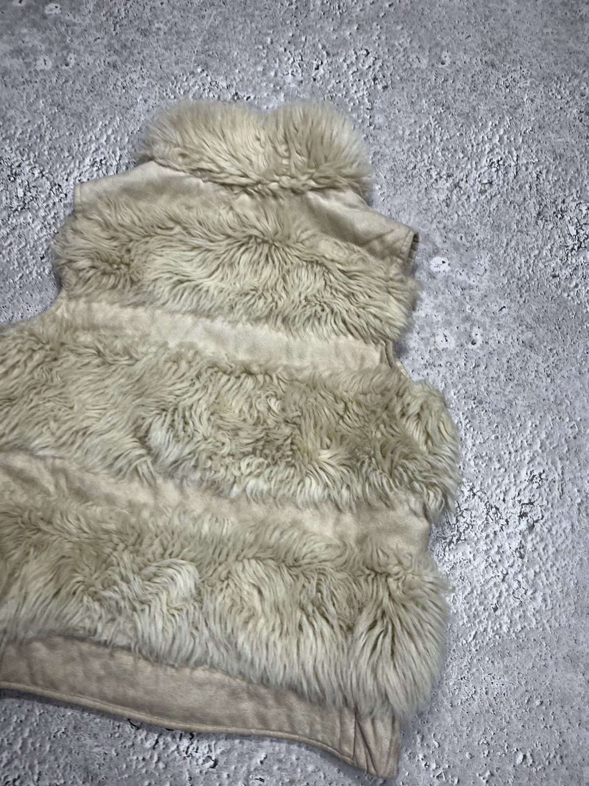 Other Womens Faux Fur Cream Vest Winter Layered Gilet Size XS / US 0-2 / IT 36-38 - 11 Thumbnail