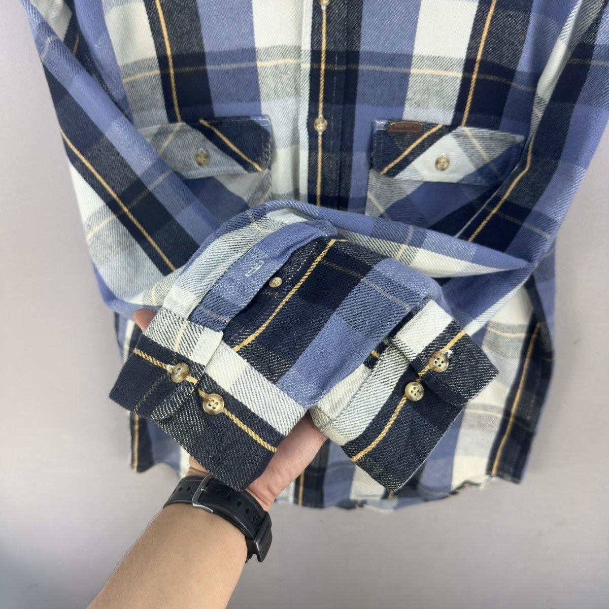Carhartt Y2K Carhatt Double Pocket Plaid Heavy Flannel Size US L / EU 52-54 / 3 - 12 Thumbnail