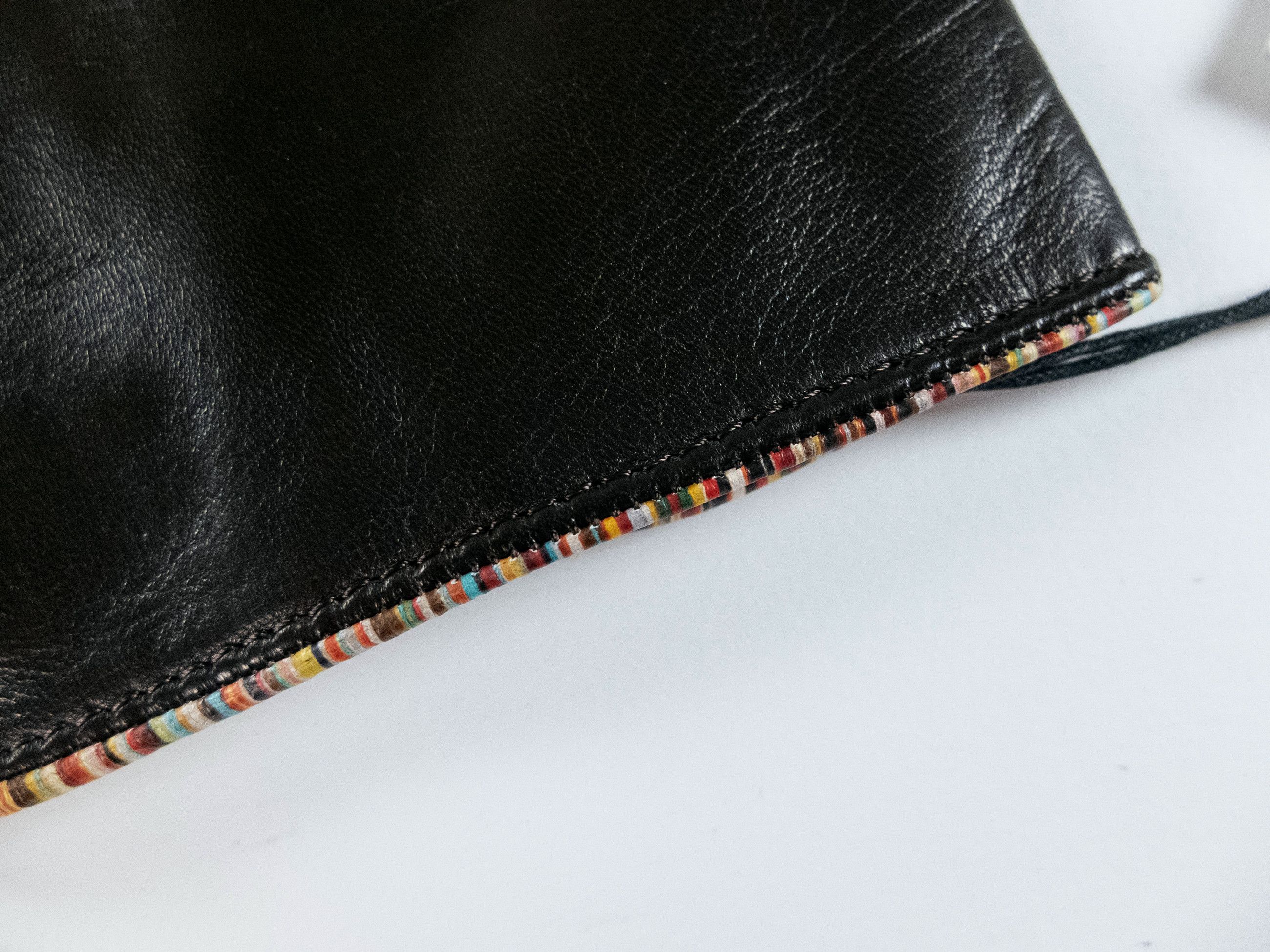 Paul Smith PAUL SMITH mainline brown stripe piping leather gloves Large Size ONE SIZE - 2 Thumbnail