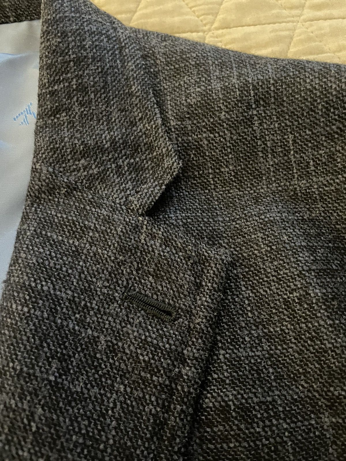 Isaia Luxurious Tri-Blend Patch Pocket 'Mat' Jacket Size 48L - 3 Thumbnail