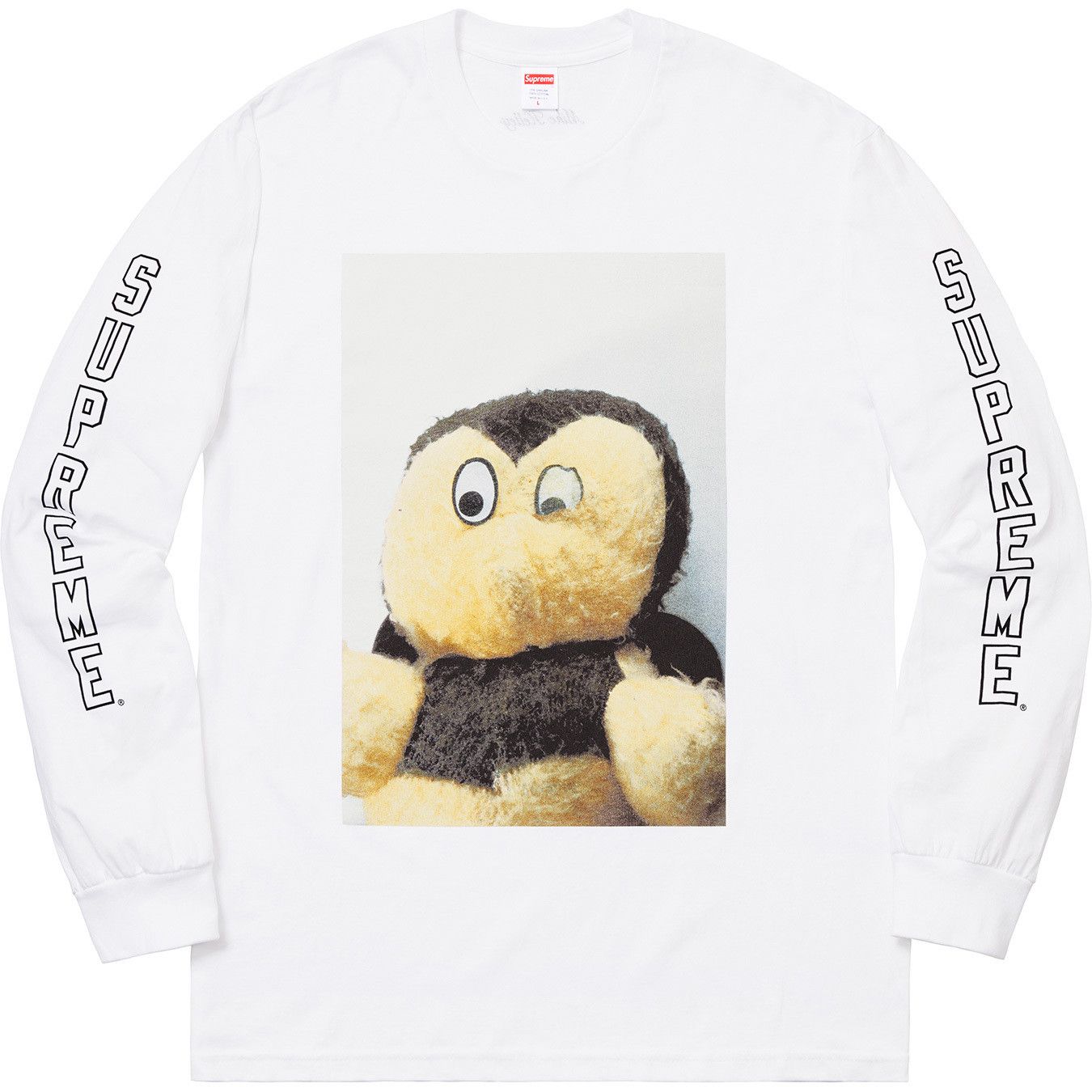 image of Supreme Mike Kelley Ahhyouth! L/s Tee White Small, Men's