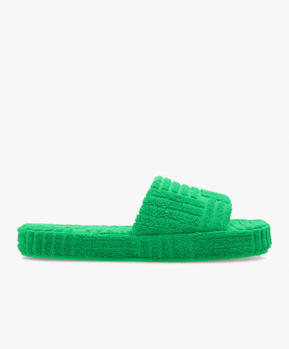 Bottega Veneta o1n1vont1125 Resort Sponge Slide in Green Size US 7 / IT 37 - 1 Preview