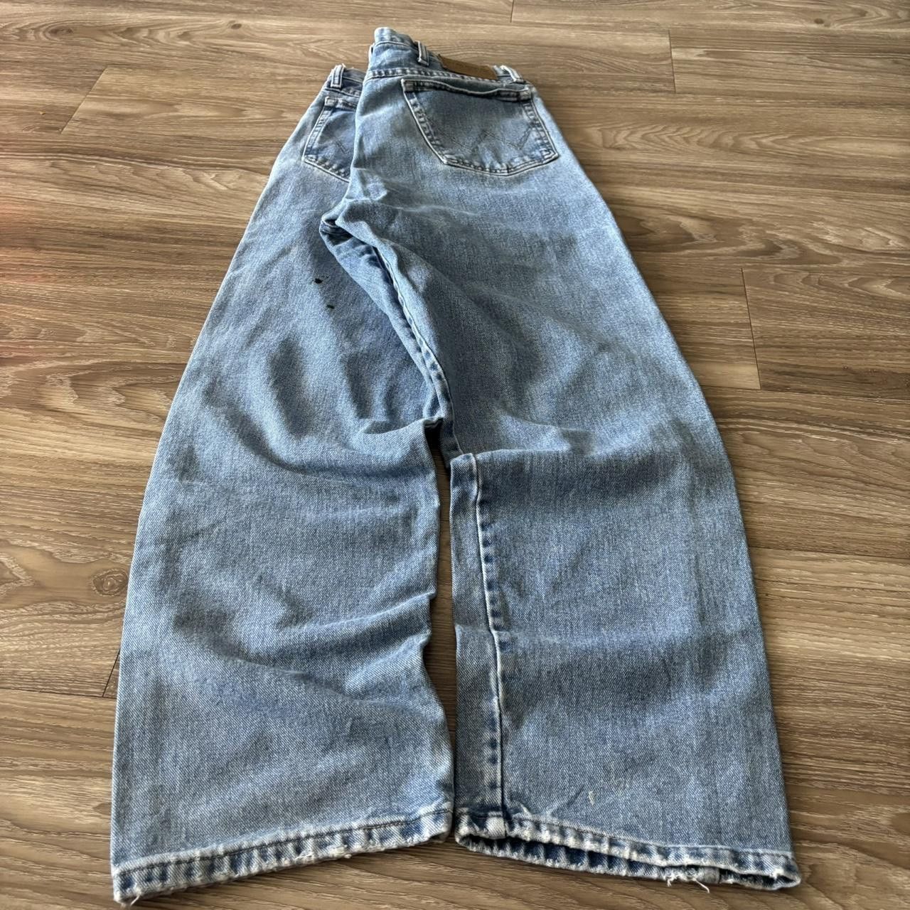 Vintage Crazy Vintage Y2K/2000s Medium Wash Workwear Essential Denim Jeans! 36x30 Size US 36 / EU 52 - 4 Thumbnail