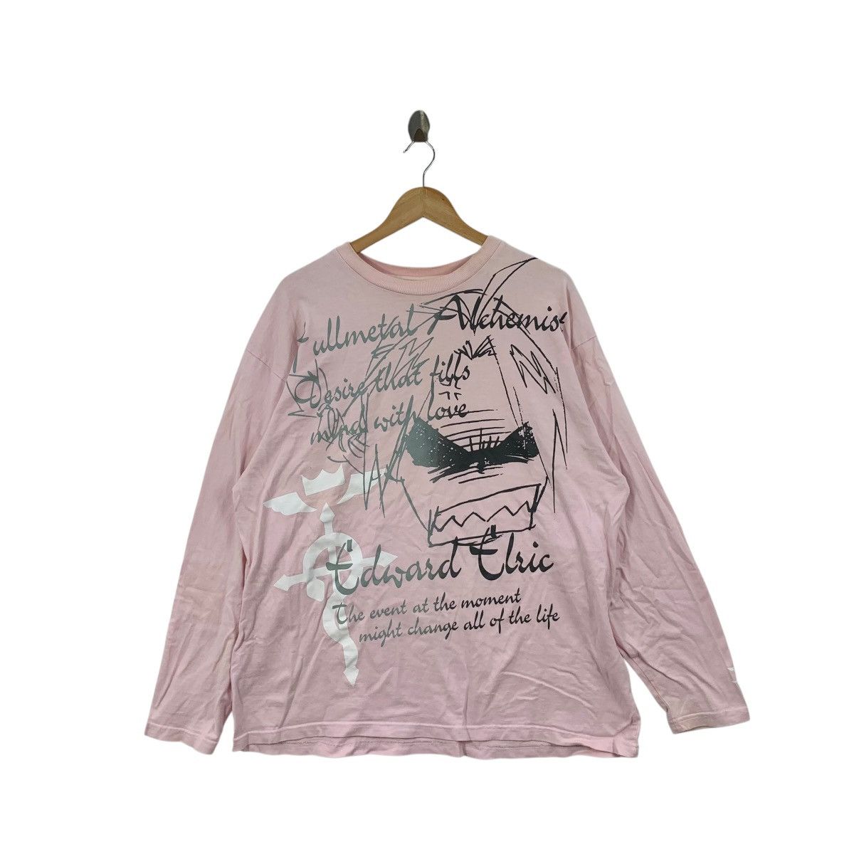 Anime ANIME FULLMETAL ALCHEMIST Edward Elric Manga Tee Shirt Top Size XXL / US 16-18 / IT 52-54 - 1 Thumbnail
