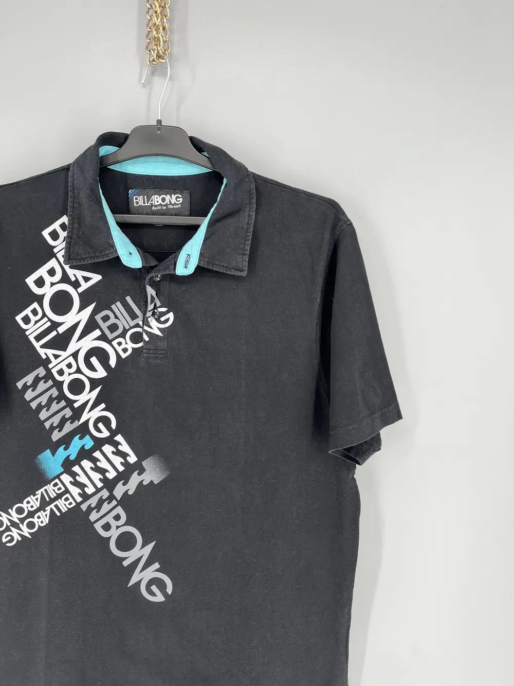 Billabong × Vintage Vintage Billabong Big Logo Surf Style Polo Tee Size US XL / EU 56 / 4 - 5 Thumbnail