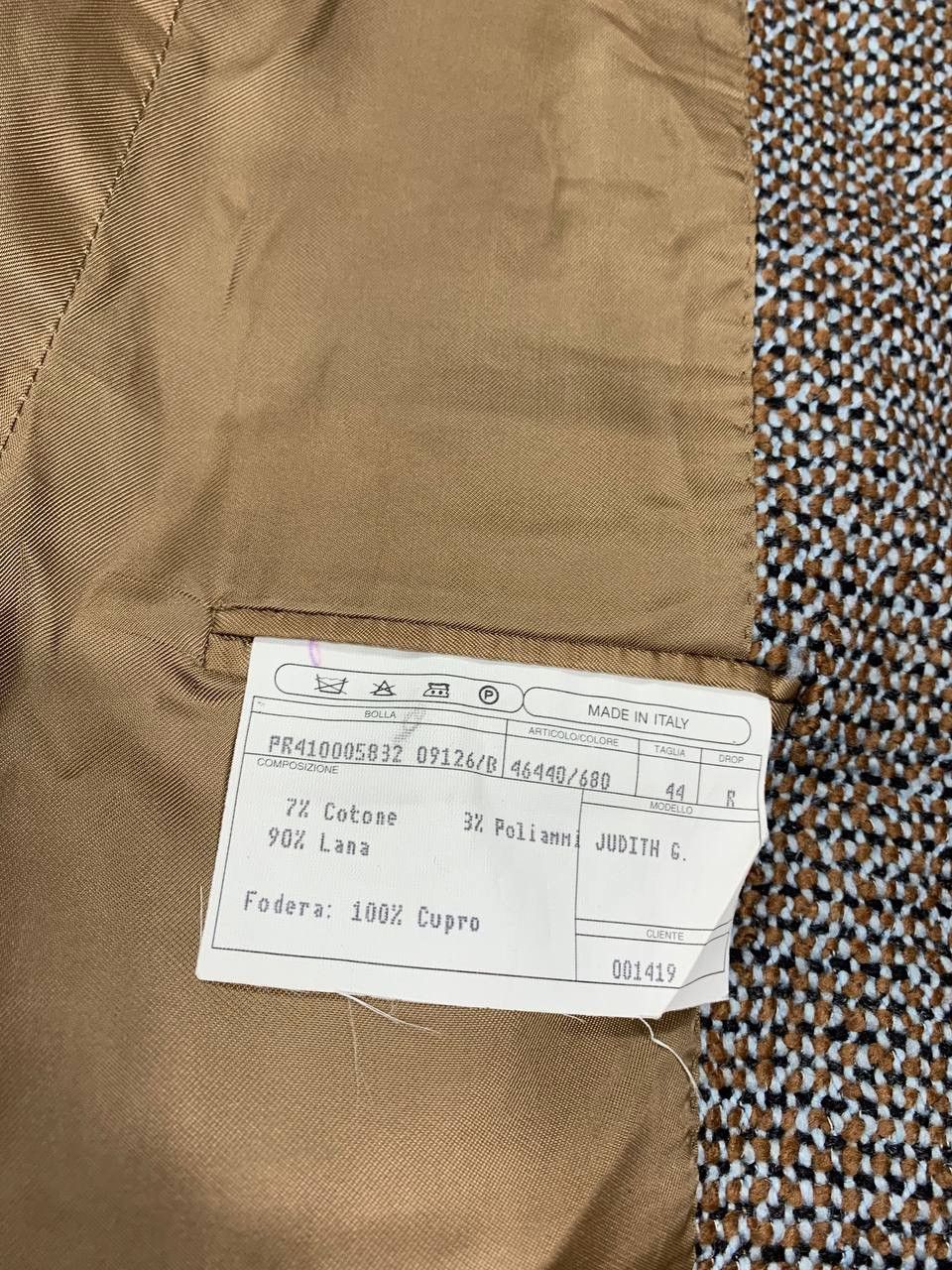 Isaia Isaia Napoli Men’s Coat Blazer Lana Cotton Luxury Jacket 44R Size 44R - 12 Thumbnail