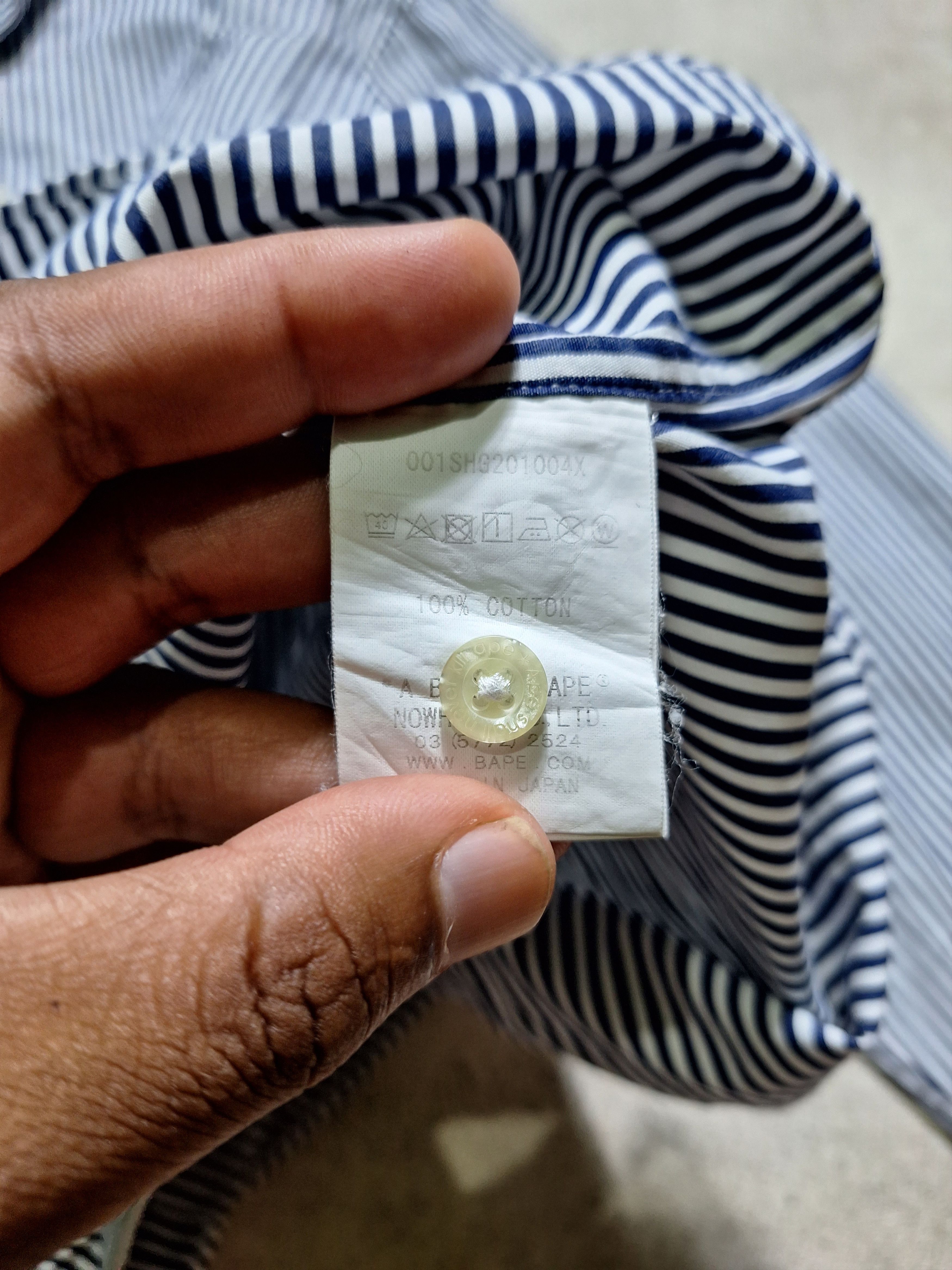 Bape B Stripe Shirt Size US M / EU 48-50 / 2 - 9 Thumbnail