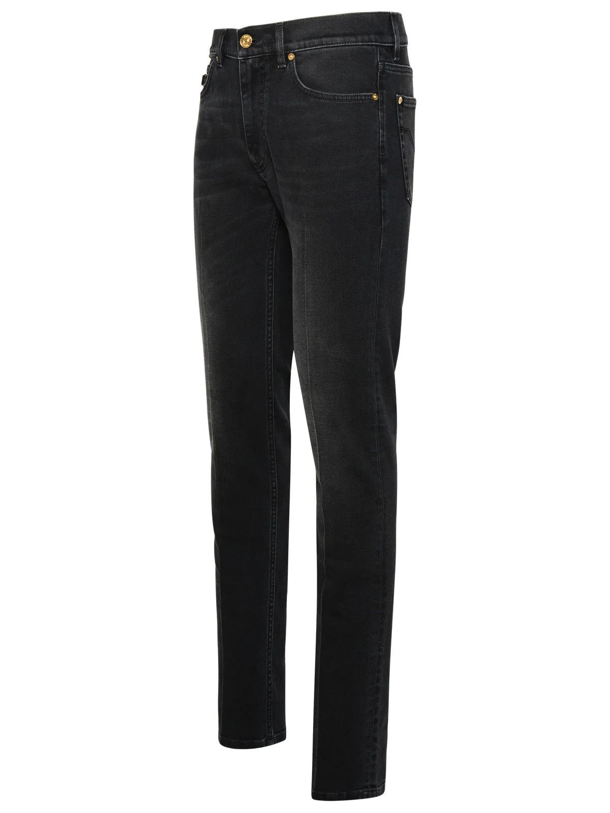 Versace o1y0425 Denim Pant in Black Size US 31 - 2 Thumbnail