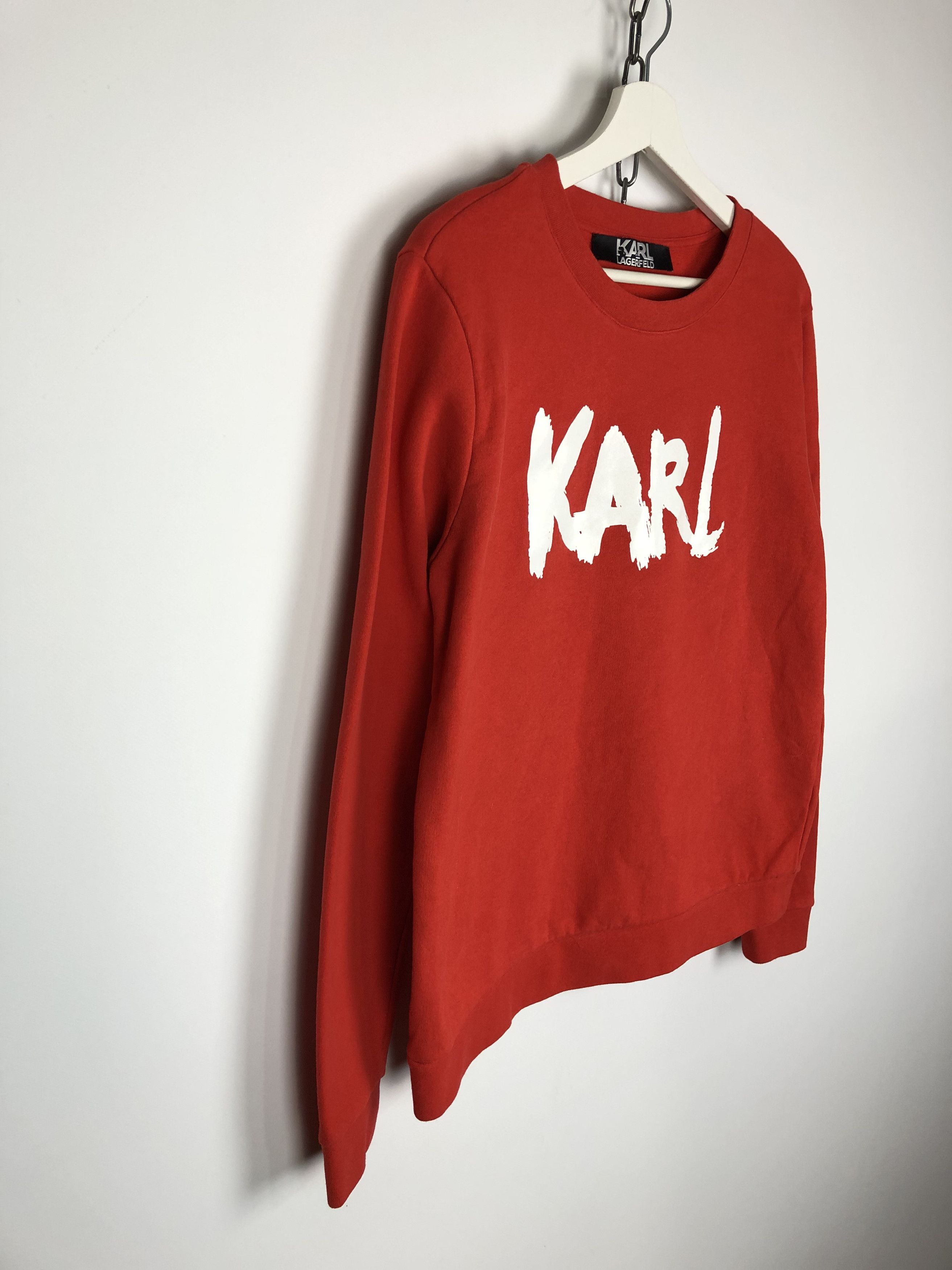Karl Lagerfeld Karl Lagerfeld Sweatshirt Crewneck Center Logo Orange L Size US L / EU 52-54 / 3 - 5 Thumbnail