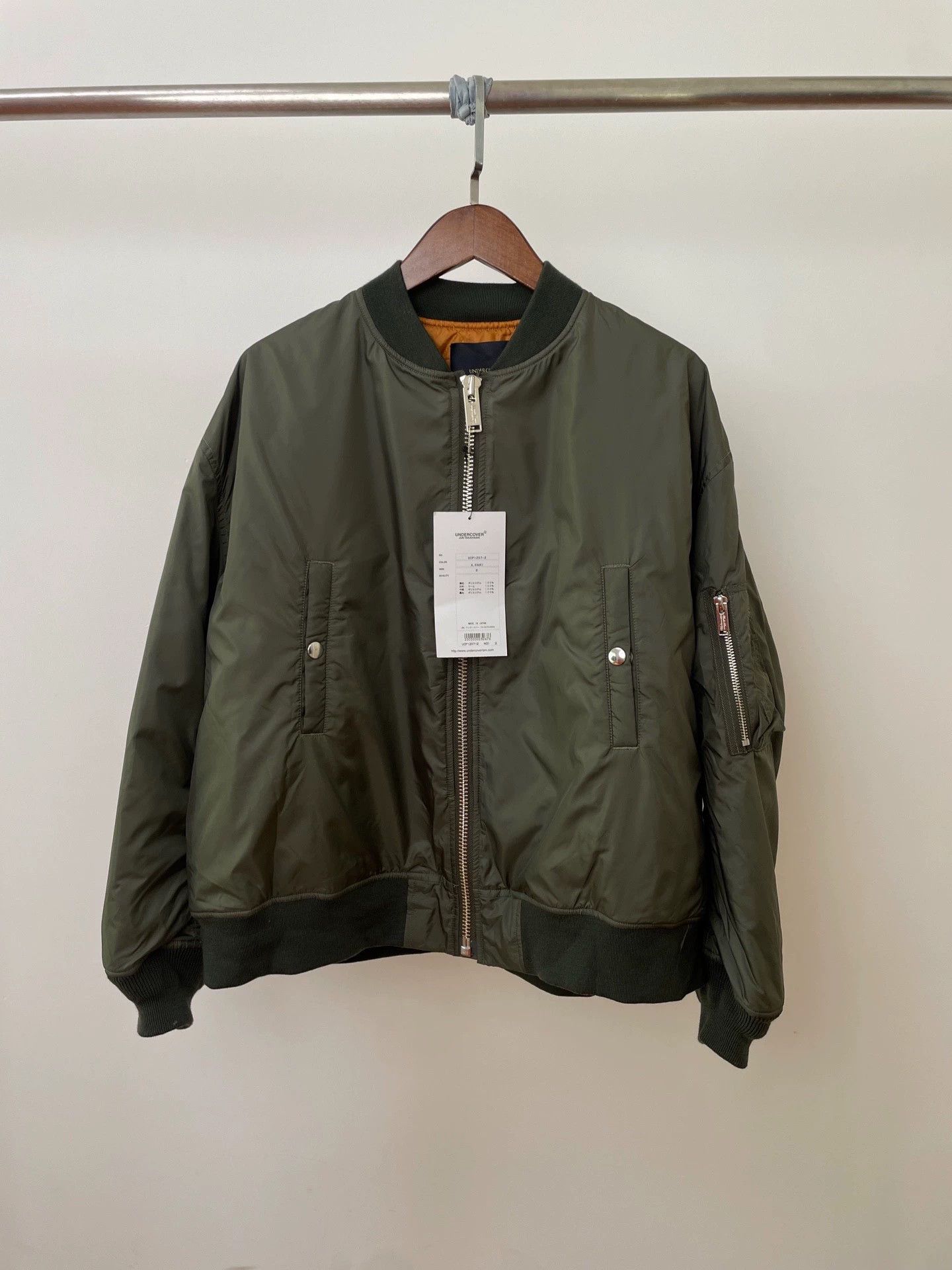 Undercover Undercover Ghost Hand MA1 Jacket EC Rose Orange Lining Size US M / EU 48-50 / 2 - 2 Thumbnail